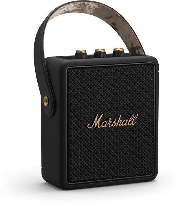 Marshall Stockwell II - Bluetooth speaker, black & brass