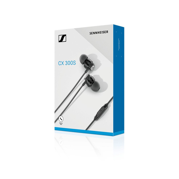 Sennheiser CX 300S, earphones with remote, black