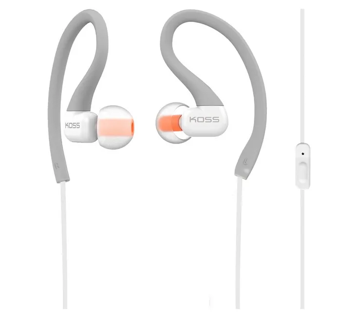 Koss KSC32i FitClips - In-Ear headphones, white/grey