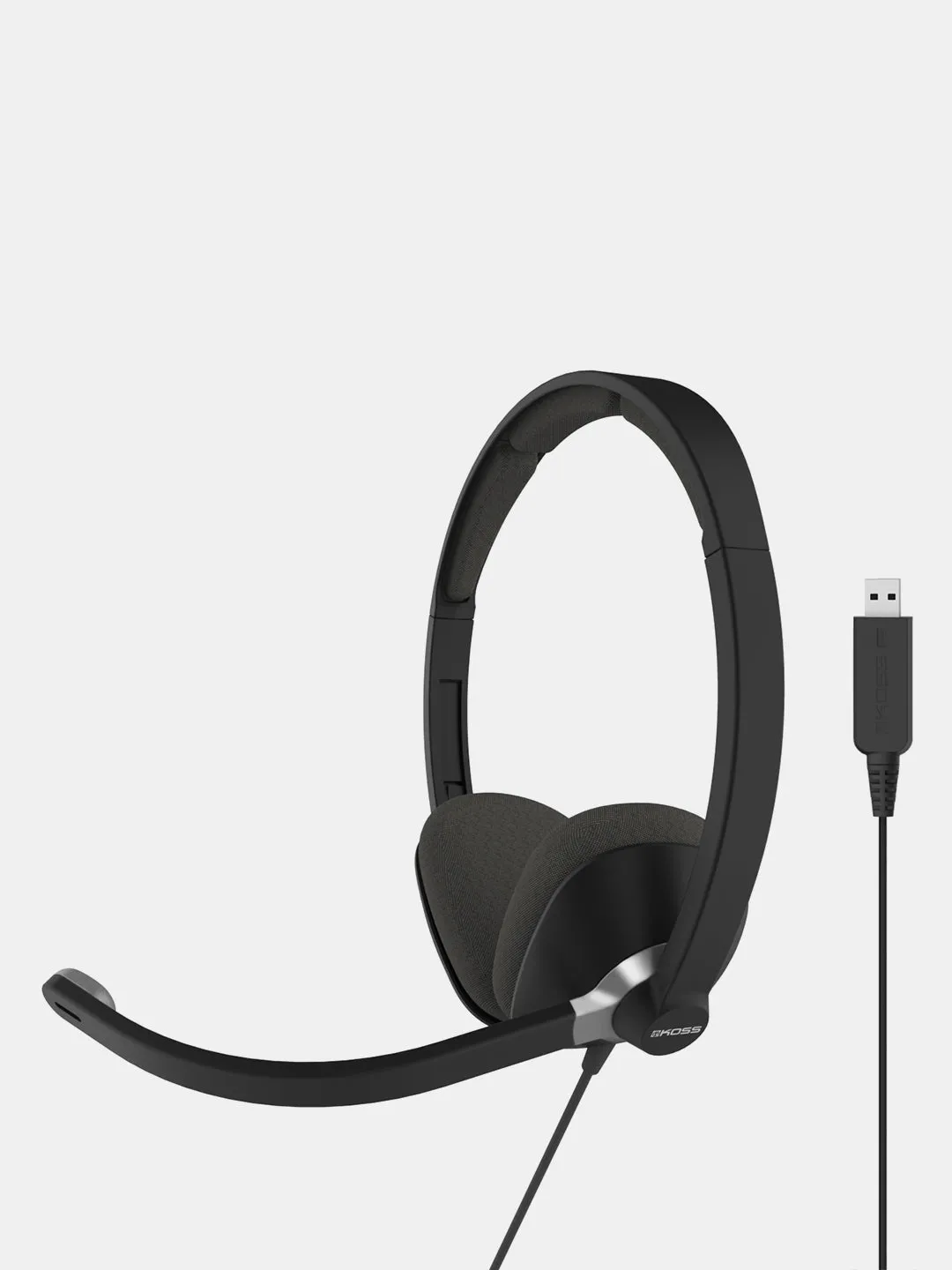 Koss CS300 USB -kuulokkeet mikrofonilla, musta