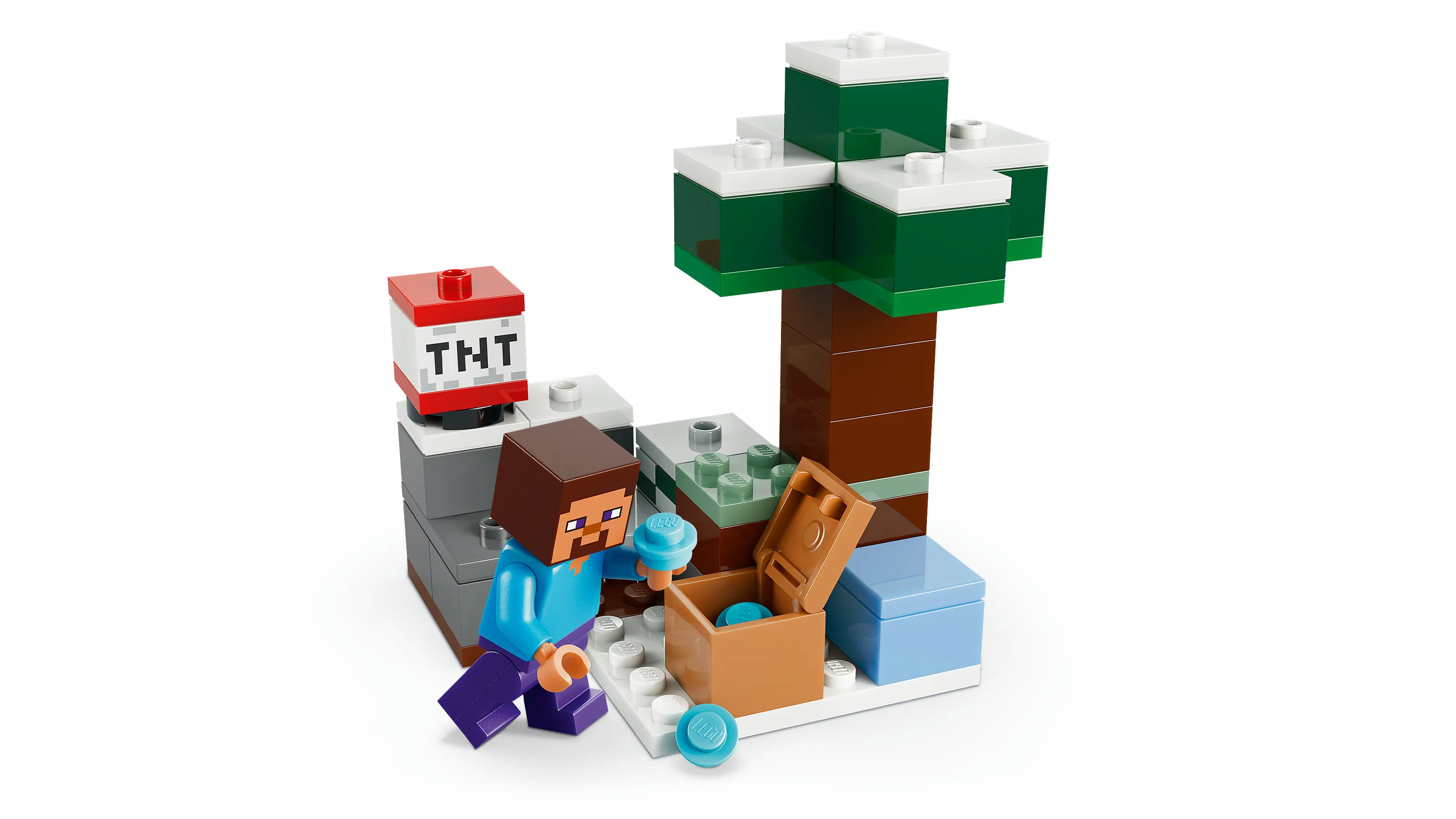 LEGO Minecraft Steves taiga&auml;ventyr 21583