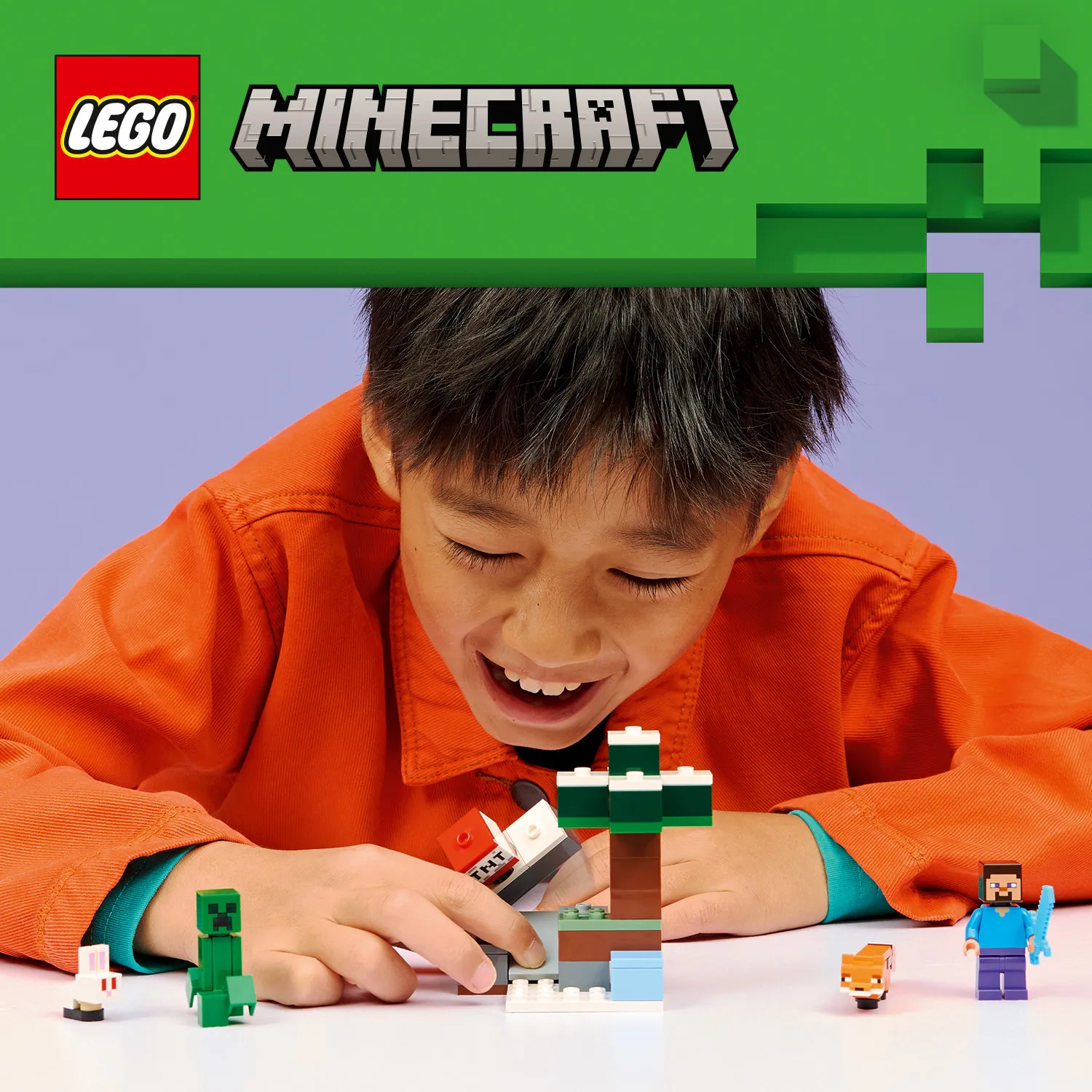 LEGO Minecraft Steves taiga&auml;ventyr 21583