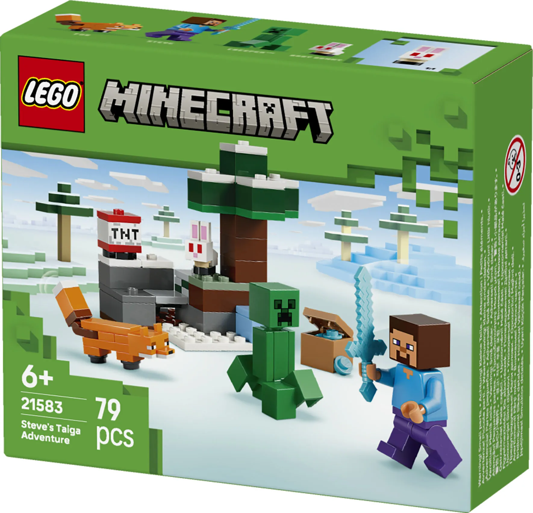 LEGO Minecraft Steves taiga&auml;ventyr 21583