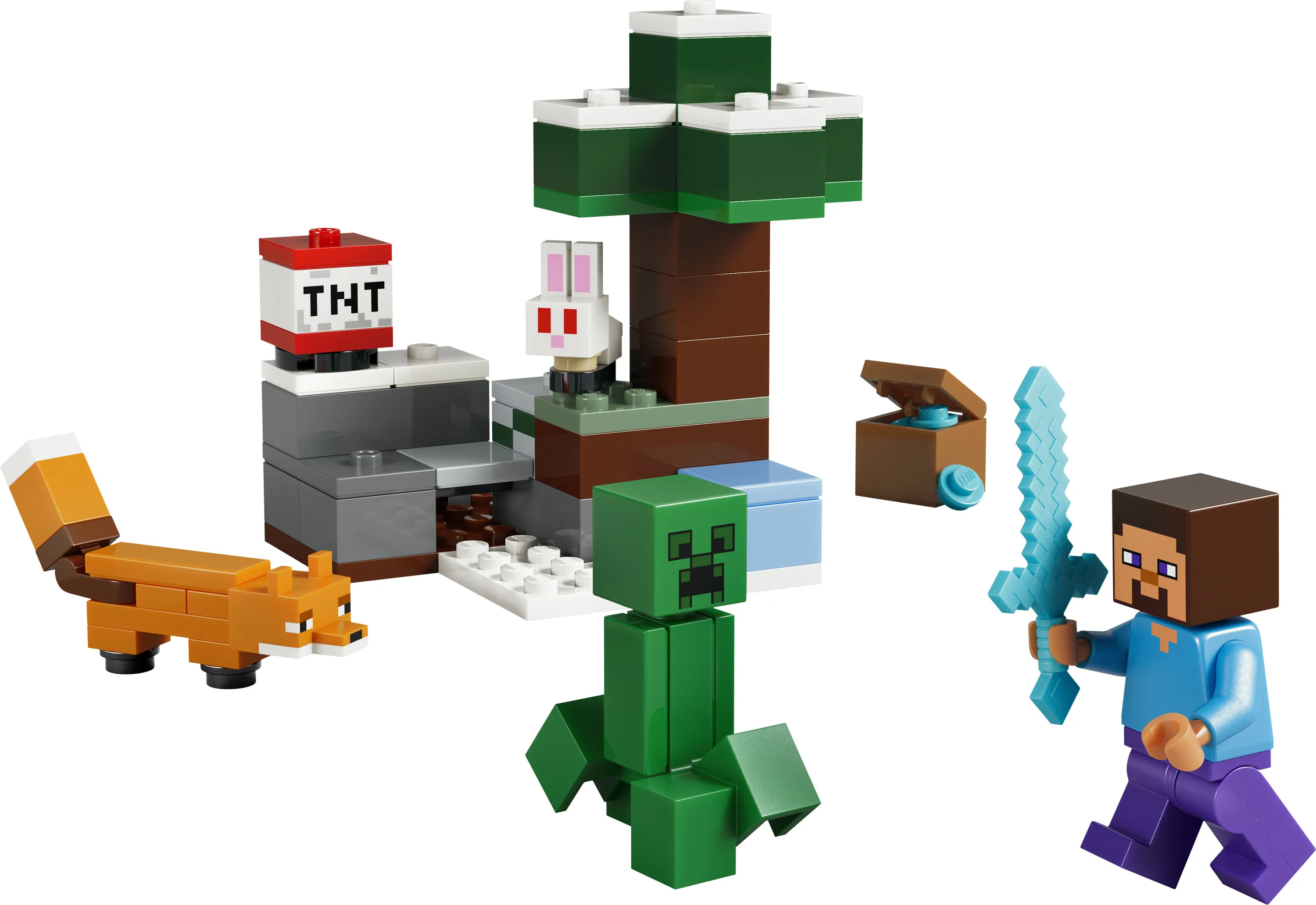 LEGO Minecraft Steves taiga&auml;ventyr 21583