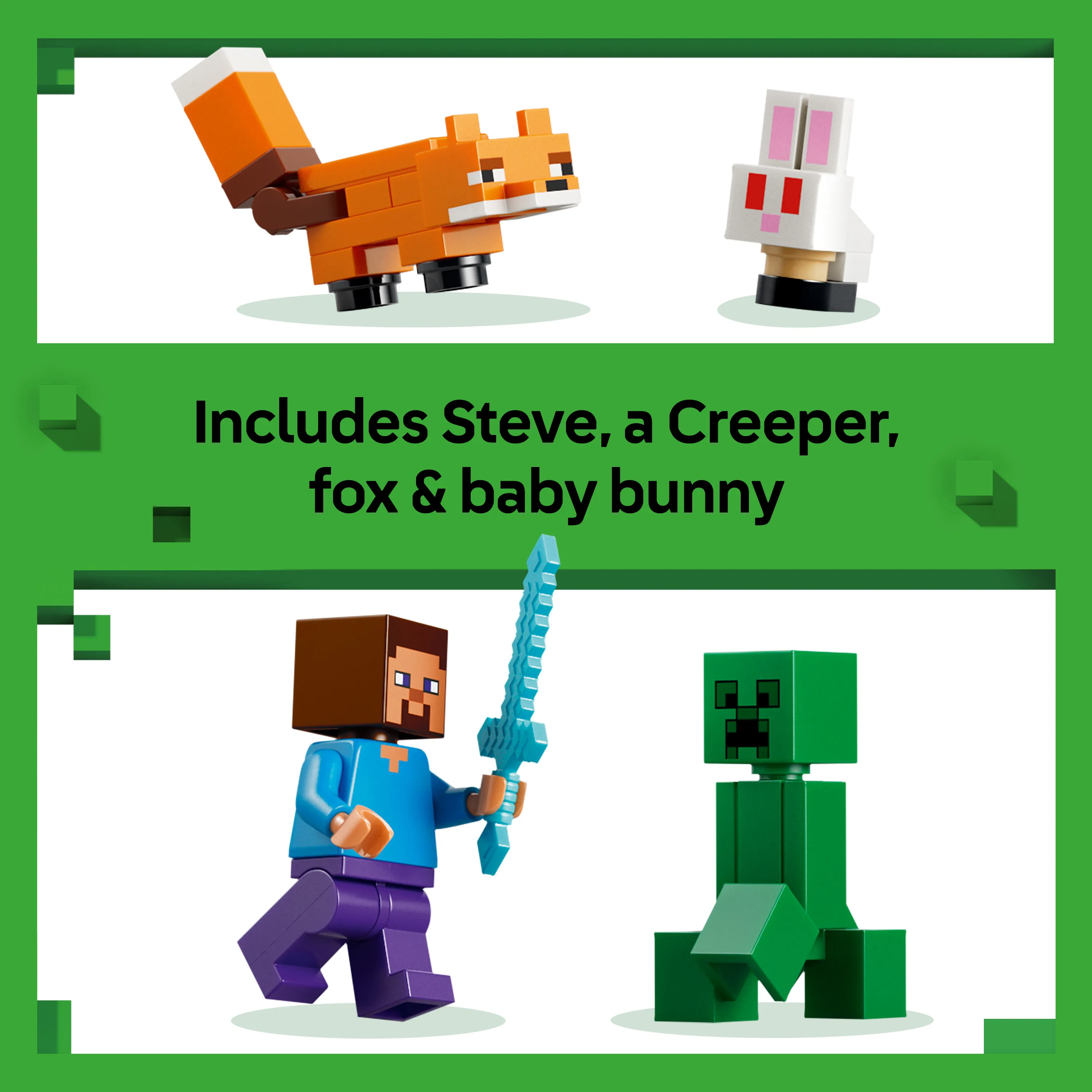 LEGO Minecraft Steves taiga&auml;ventyr 21583