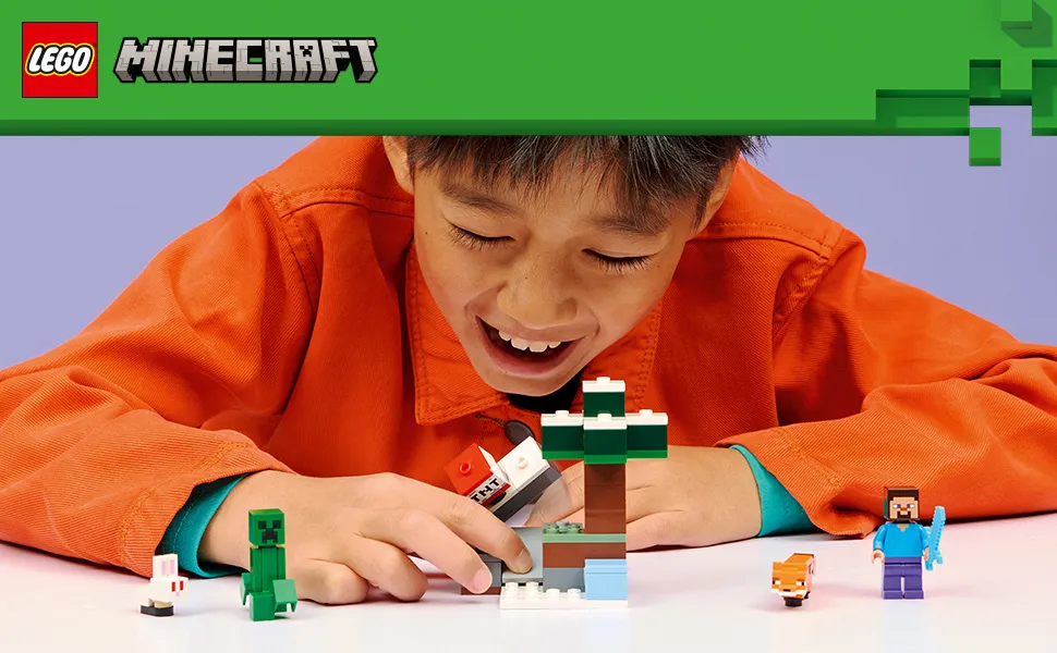 LEGO Minecraft Steves taiga&auml;ventyr 21583