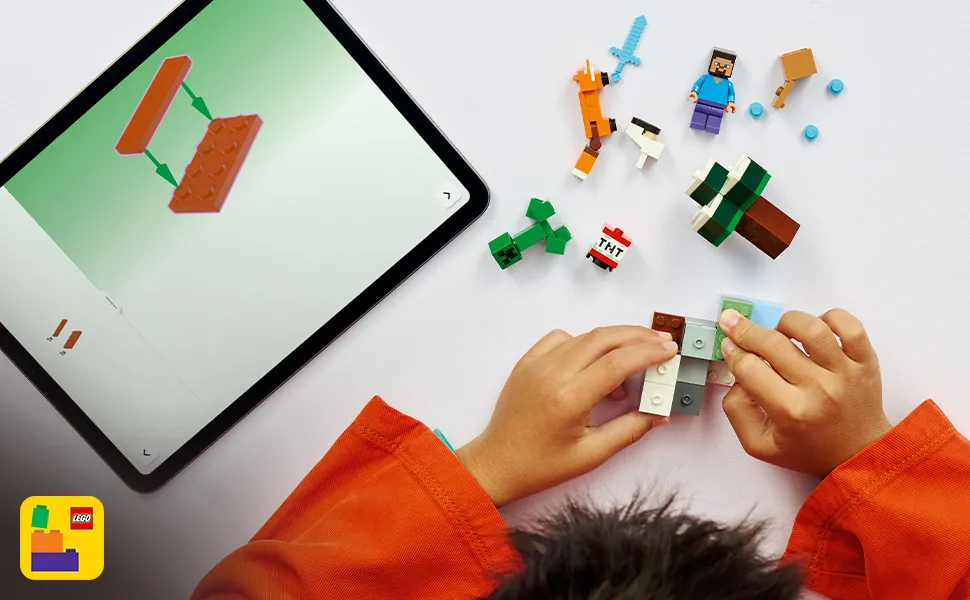 LEGO Minecraft Steves taiga&auml;ventyr 21583