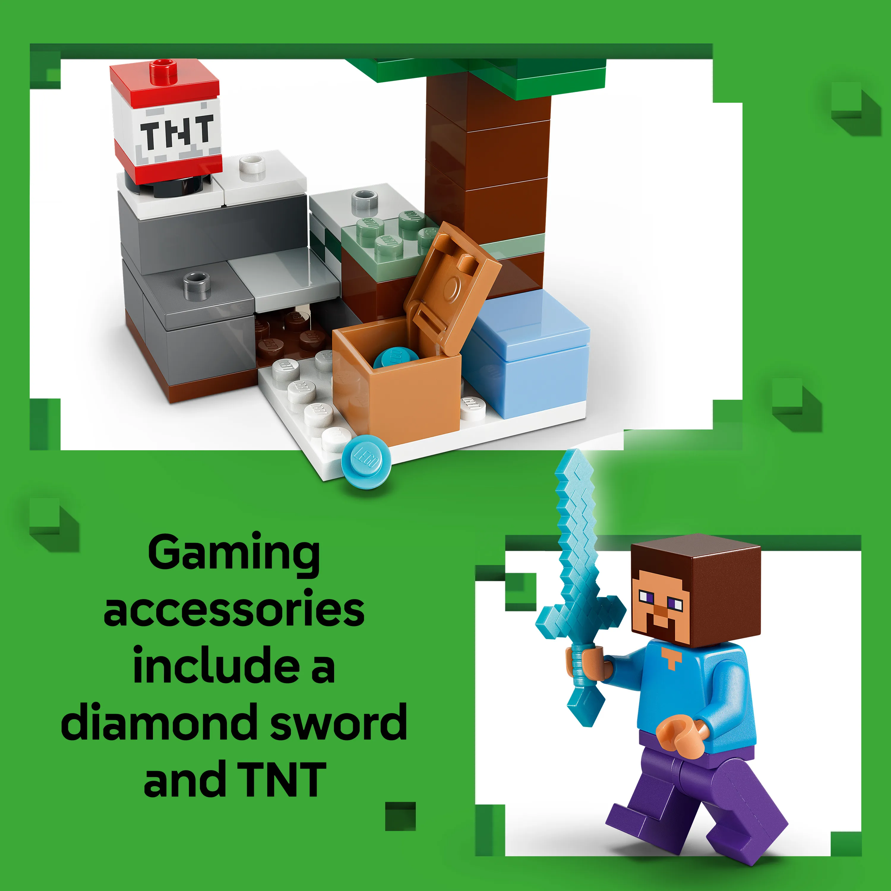 LEGO Minecraft Steves taiga&auml;ventyr 21583