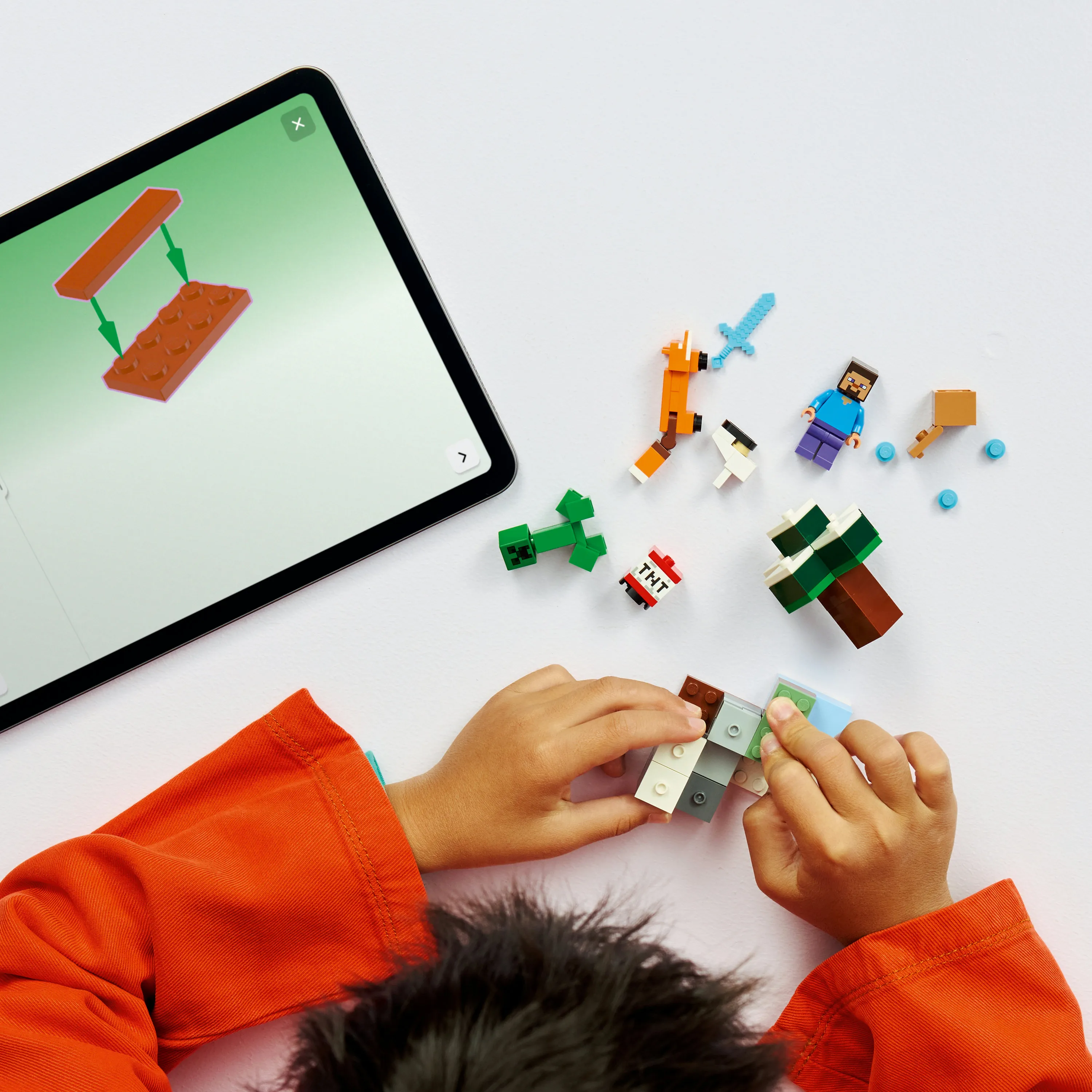 LEGO Minecraft Steves taiga&auml;ventyr 21583