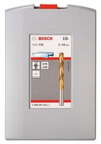 Bosch Box HSS-TiN 19 pcs.1, 10-10 - 2608587015