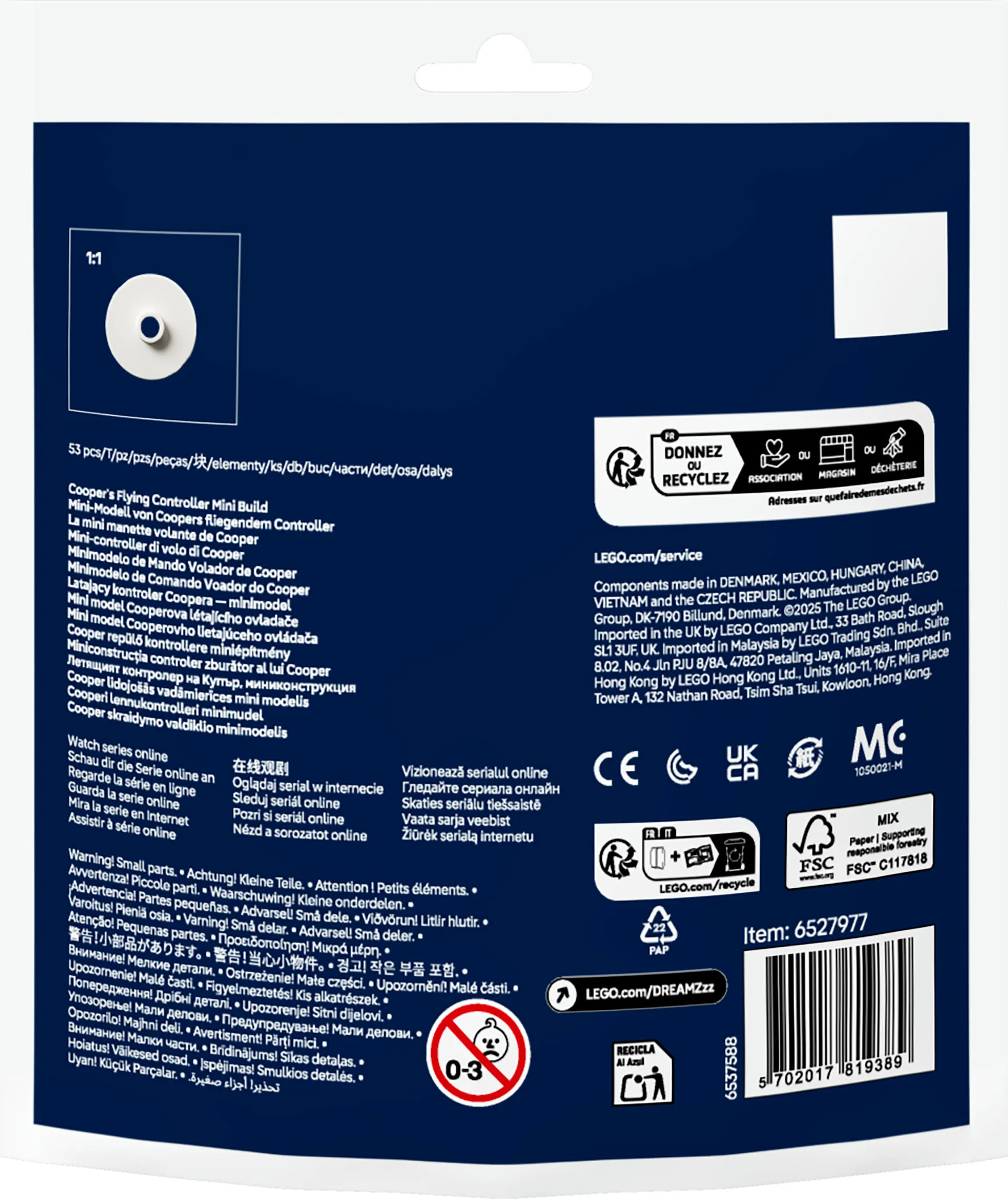 LEGO DREAMZzz Cooperin lent&auml;v&auml;n ohjaimen minirakennelma 30698