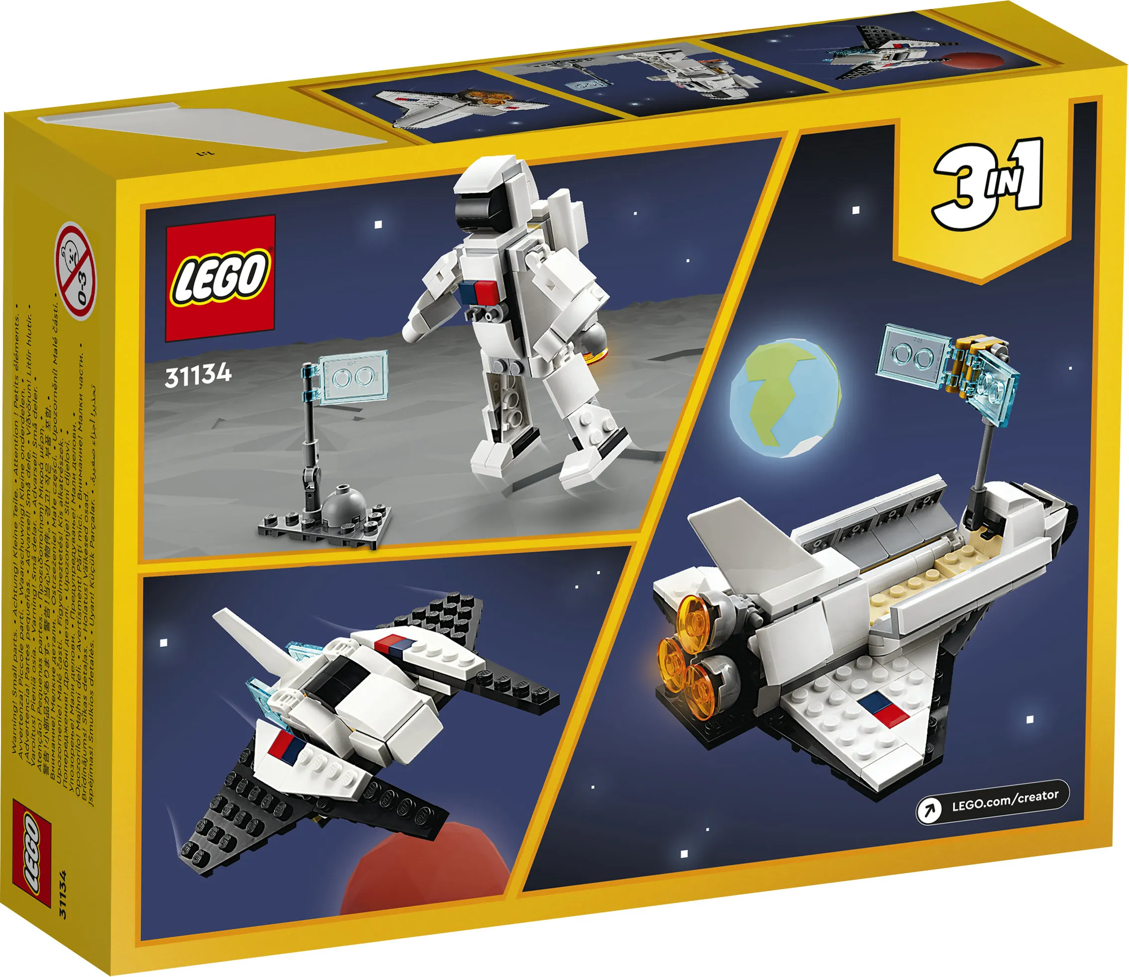 LEGO Creator 3-in-1 Rymdf&auml;rja 31134