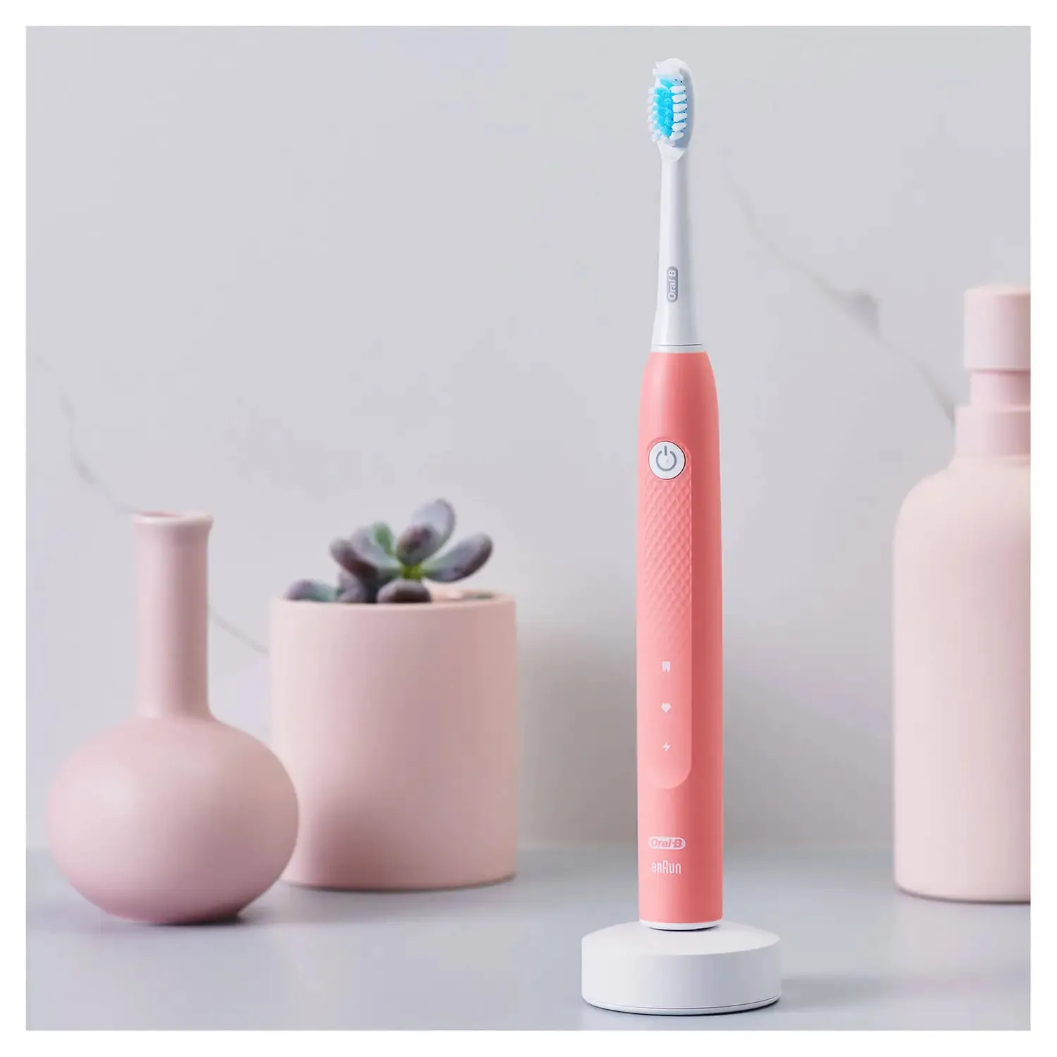 Oral-B Pulsonic Sensitive -borsthuvud, 4st, vit