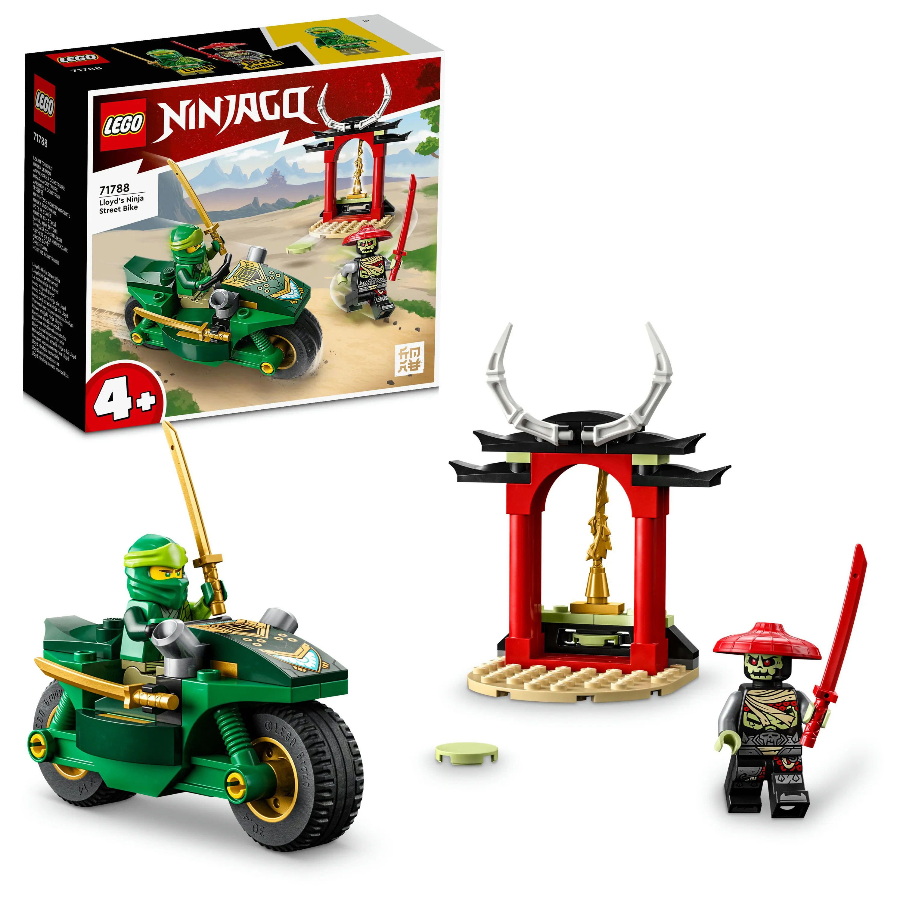 Lego Ninjago Lloyds Ninja Motorbike Construction Toy 71788