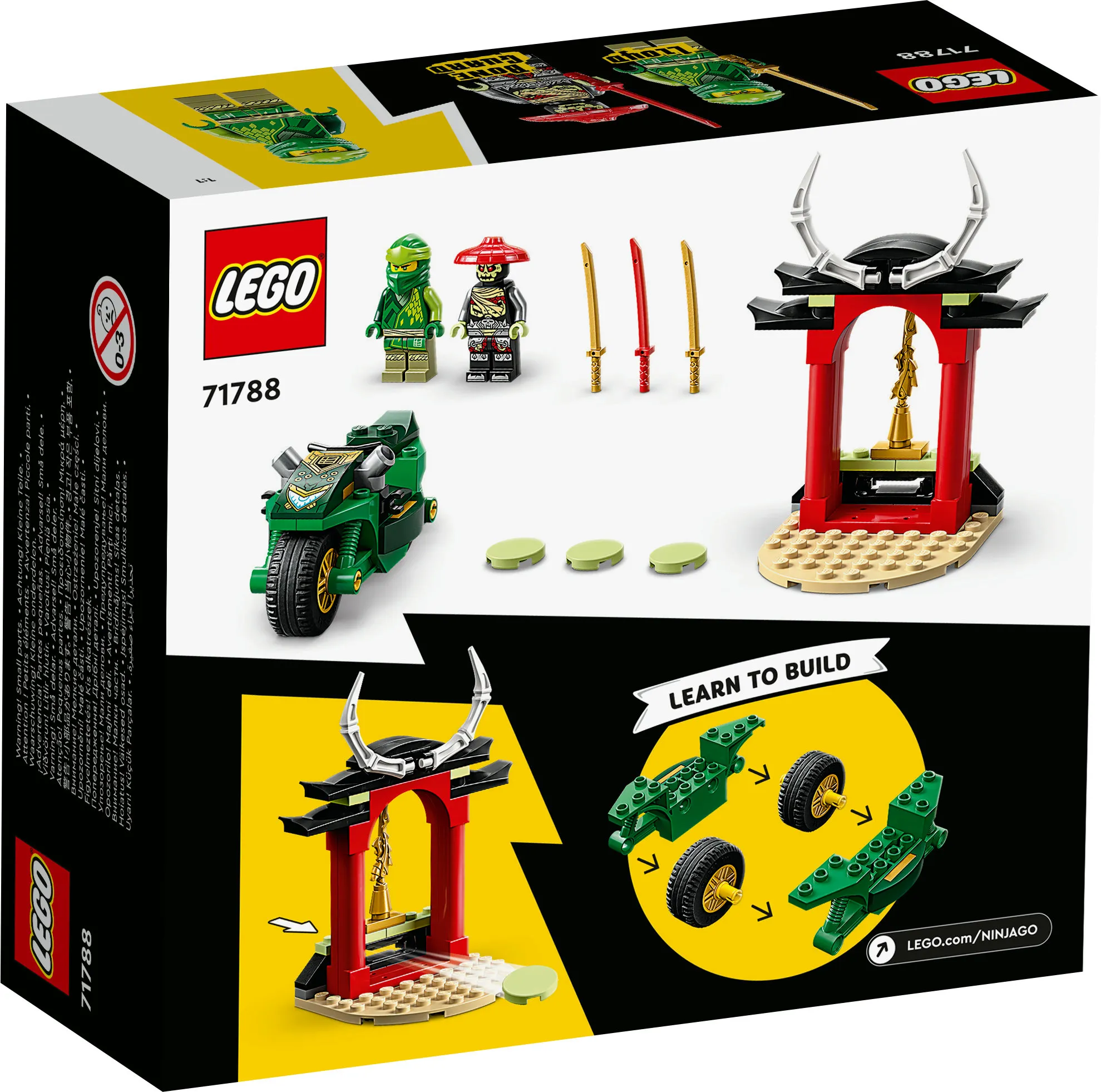Lego Ninjago Lloyds Ninja Motorbike Construction Toy 71788