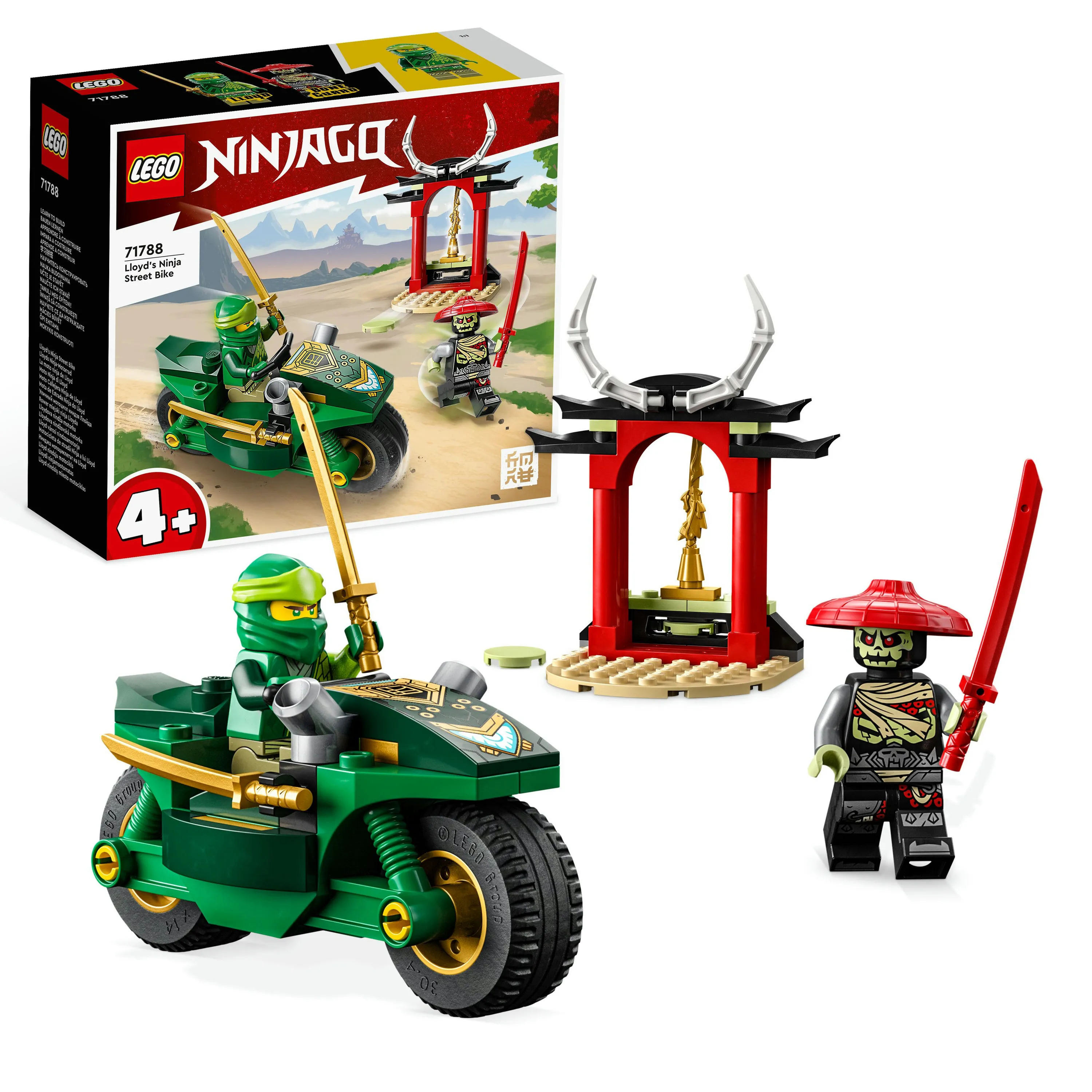 Lego Ninjago Lloyds Ninja Motorbike Construction Toy 71788