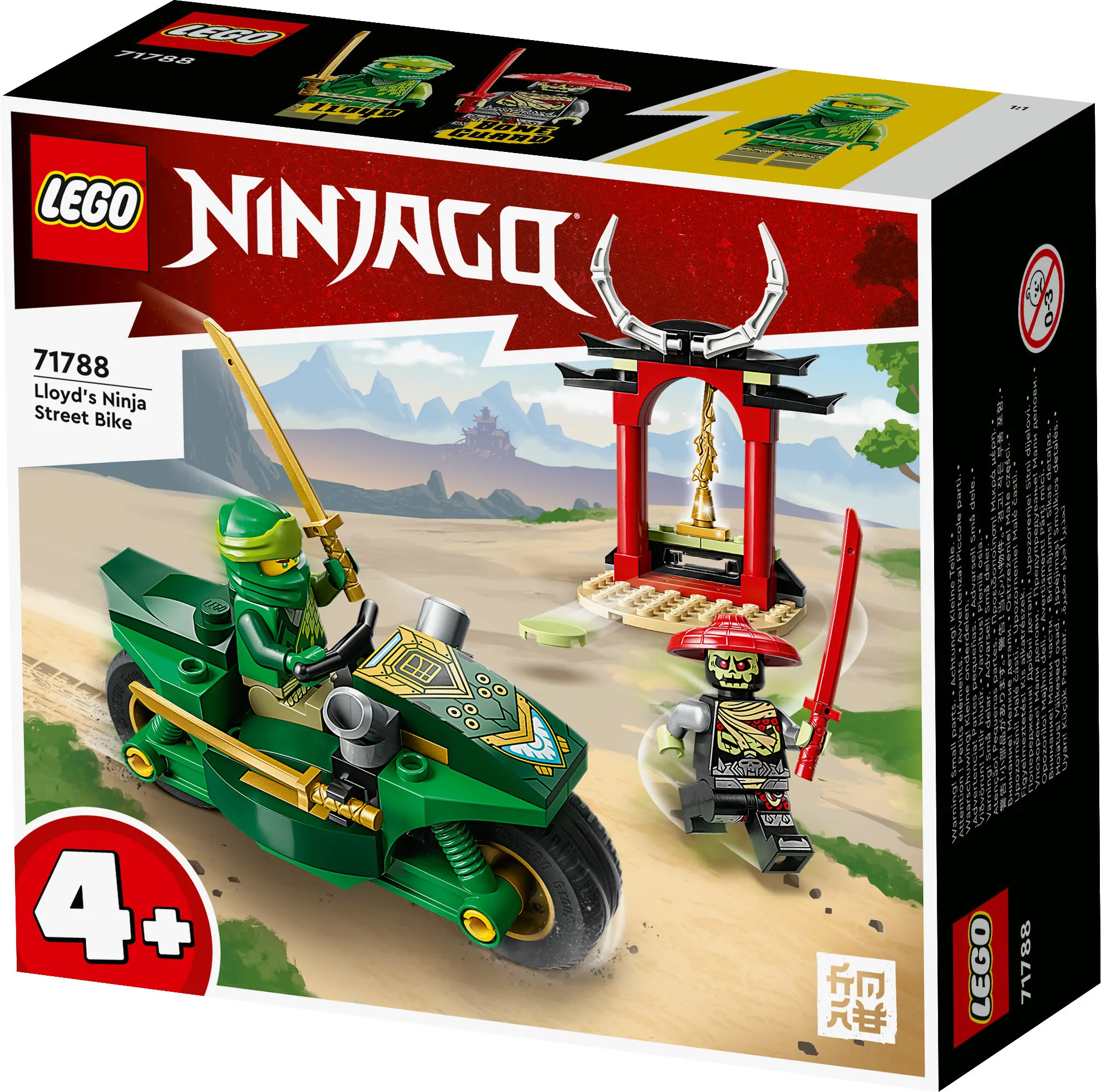 Lego Ninjago Lloyds Ninja Motorbike Construction Toy 71788