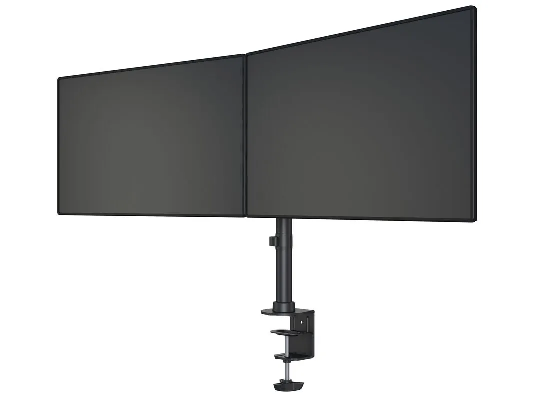 Multibrackets M Deskmount Basic Dual, -monitor arm, black, 15&quot;-27&quot;, 7,5kg