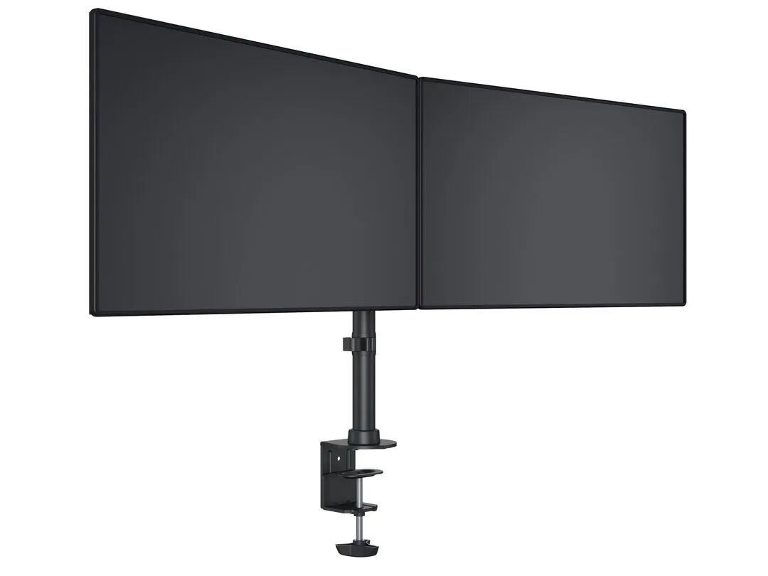 Multibrackets M Deskmount Basic Dual, -monitor arm, black, 15&quot;-27&quot;, 7,5kg
