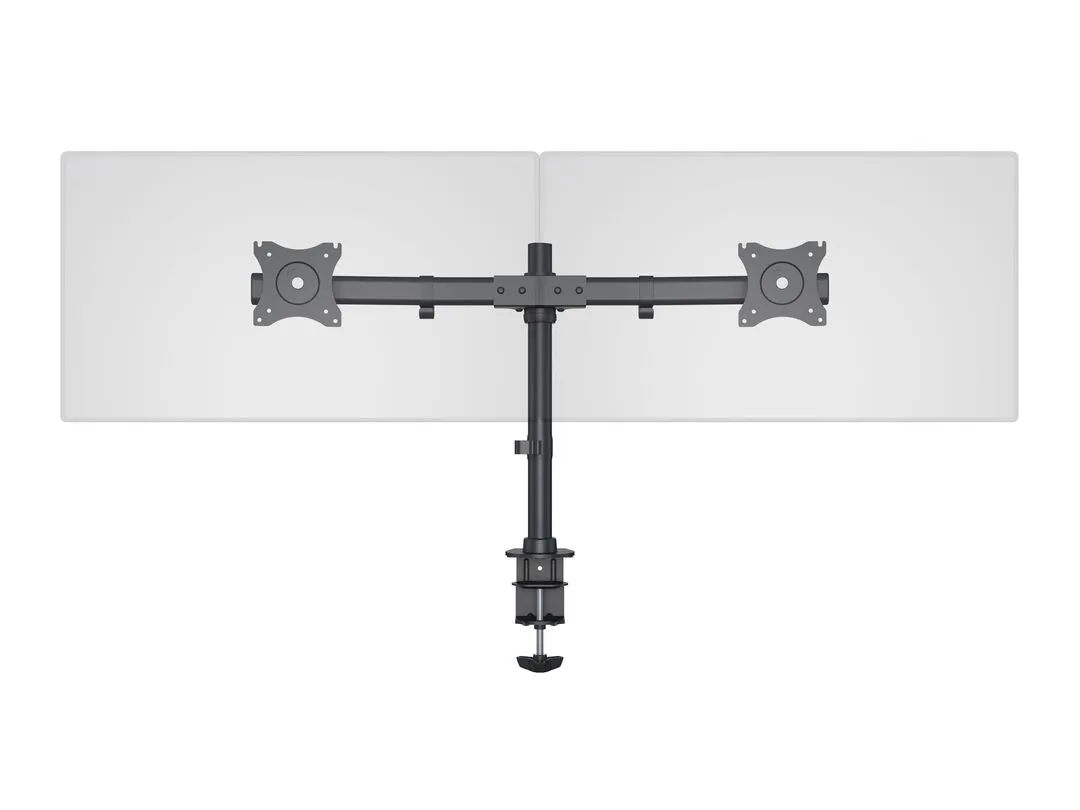 Multibrackets M Deskmount Basic Dual, -monitor arm, black, 15&quot;-27&quot;, 7,5kg