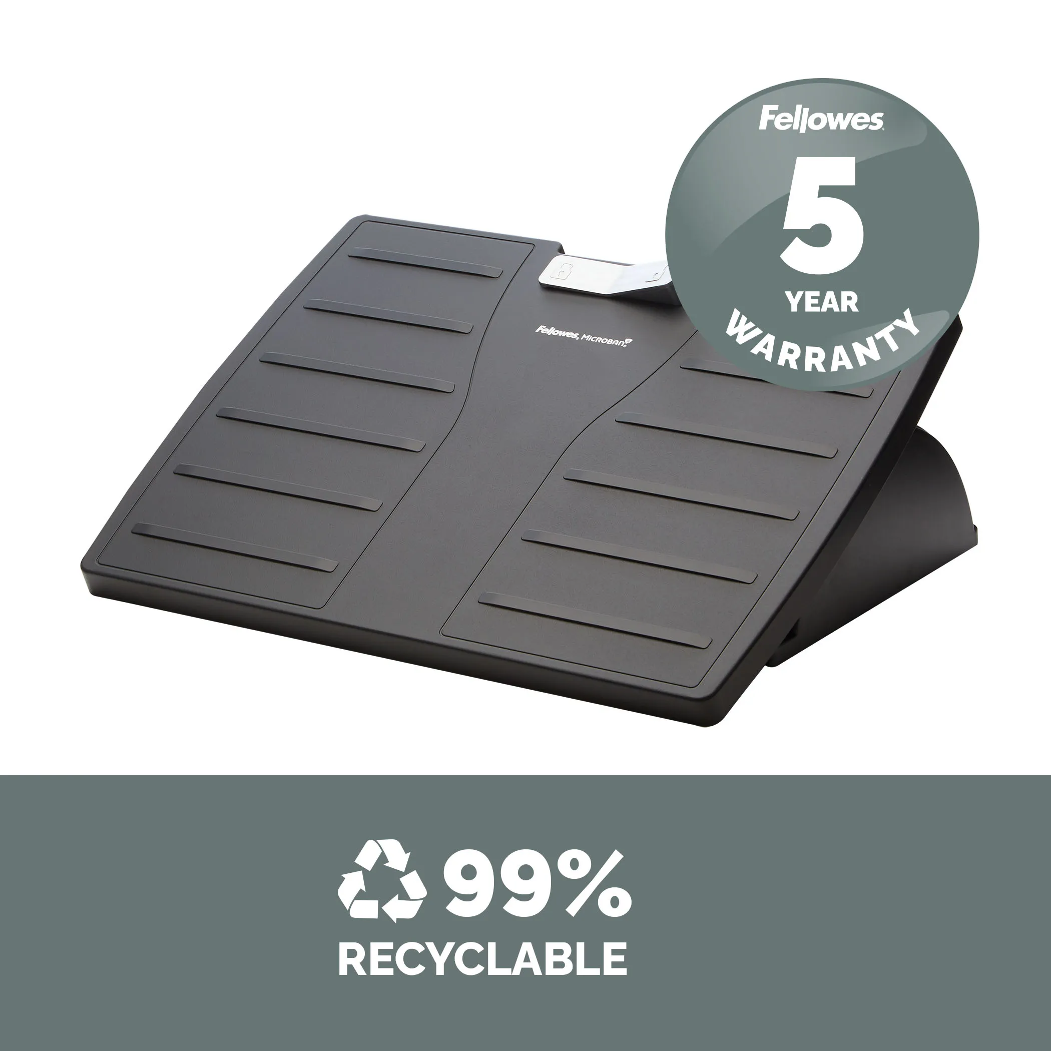 FELLOWES Adjustable Footrest Office Suites with Microban