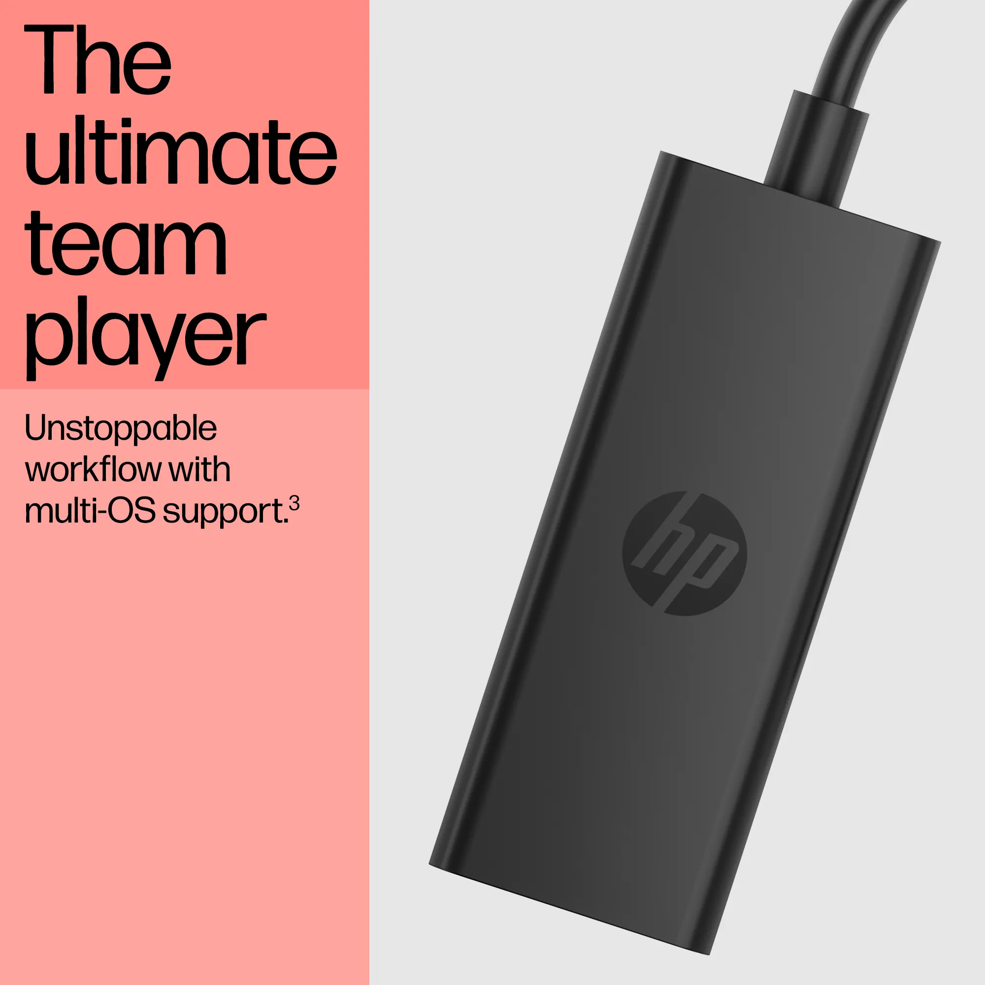 HP USB-C to DisplayPort Adapter G2 - adapteri, musta