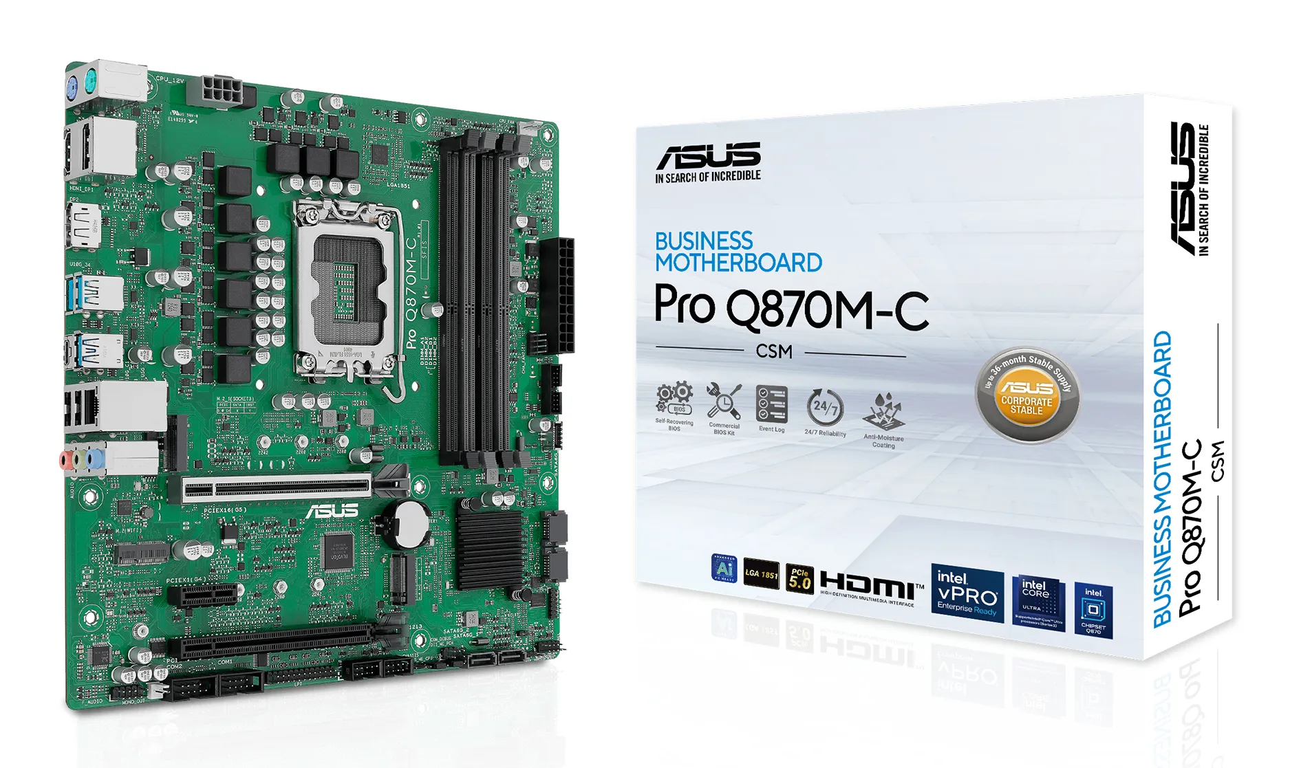 Asus PRO Q870M-C-CSM mATX - motherboard