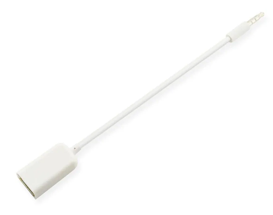 MicroConnect  3.5mm – USB-A -adapteri, Valkoinen