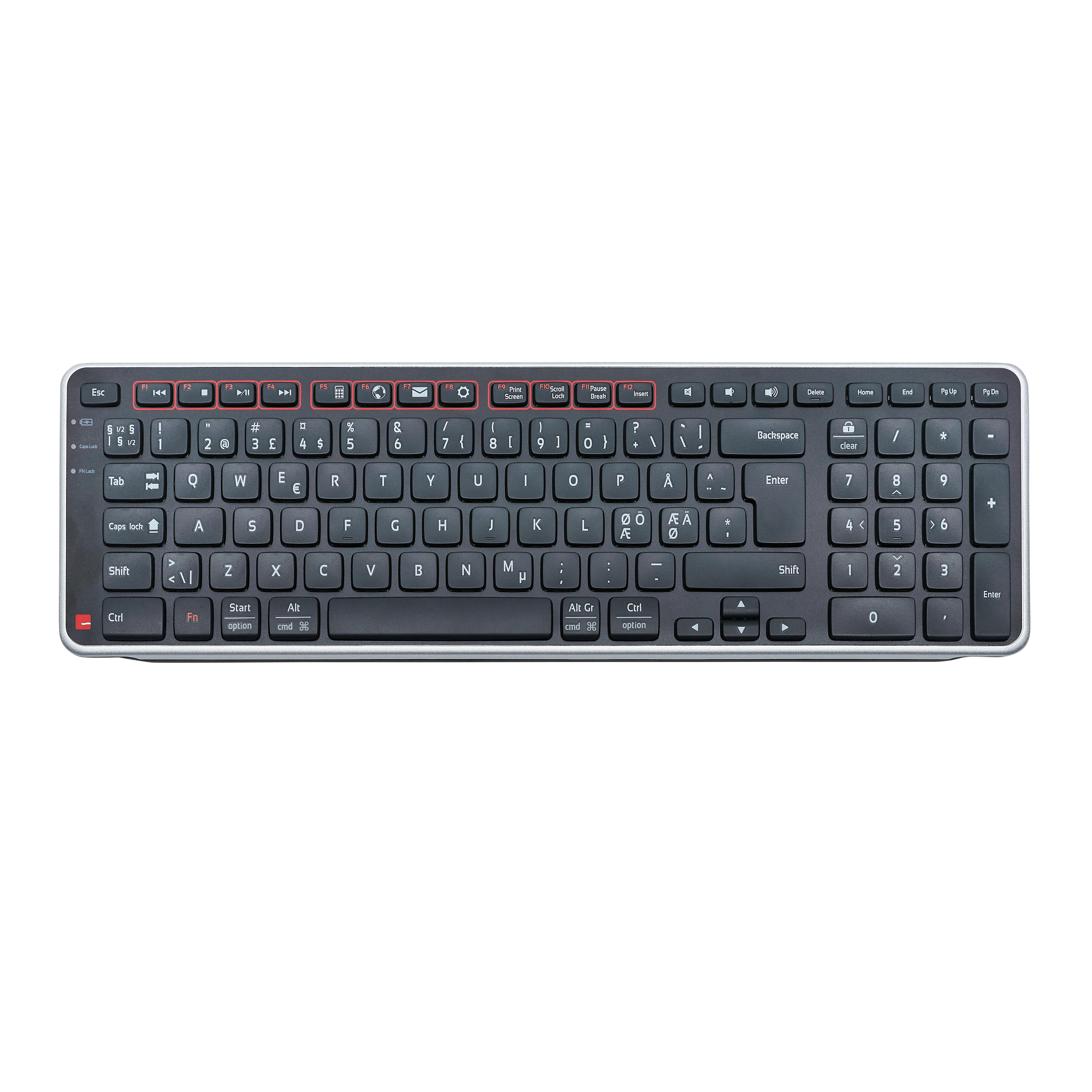 Contour Balance - wireless ergonomic keyboard, black