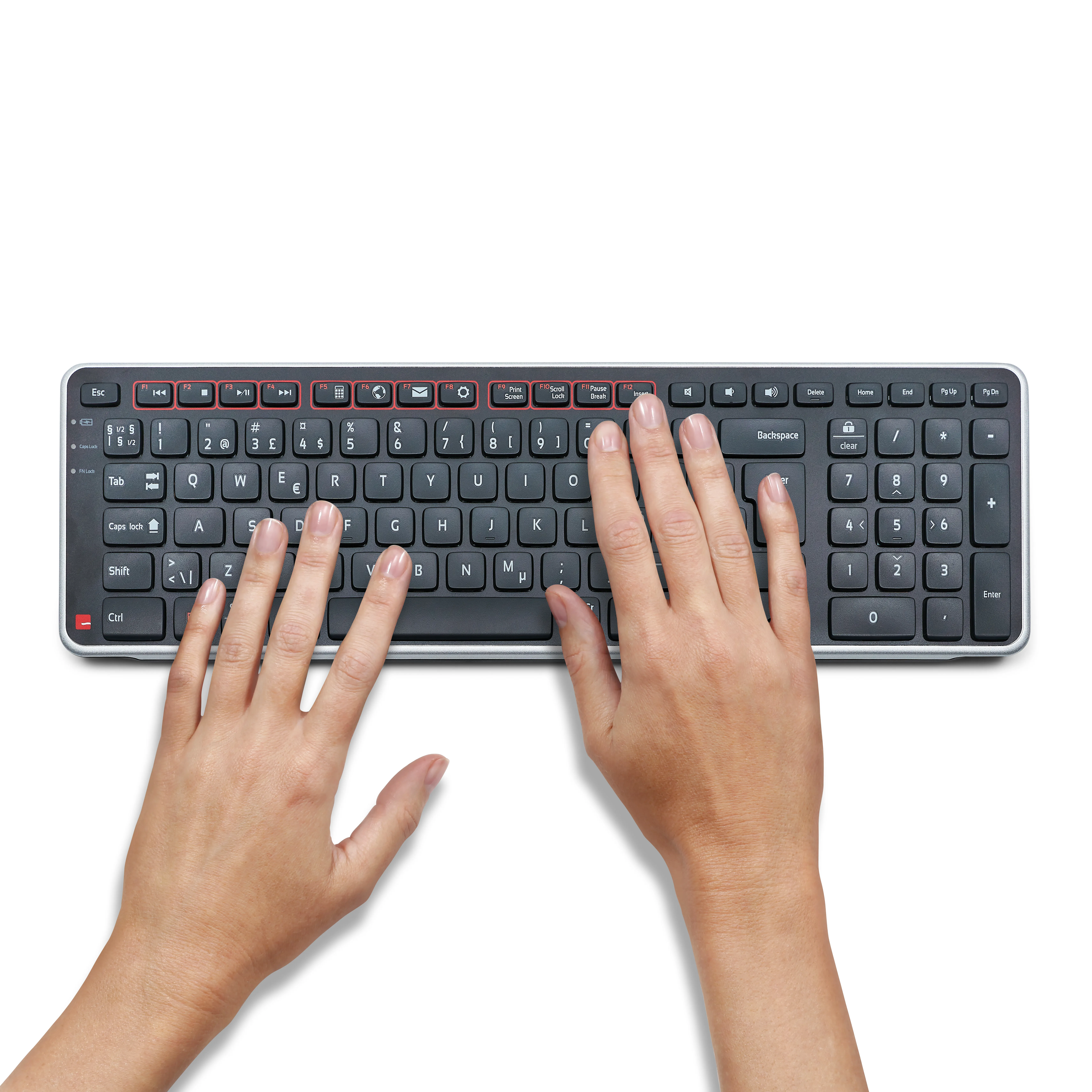 Contour Balance - wireless ergonomic keyboard, black