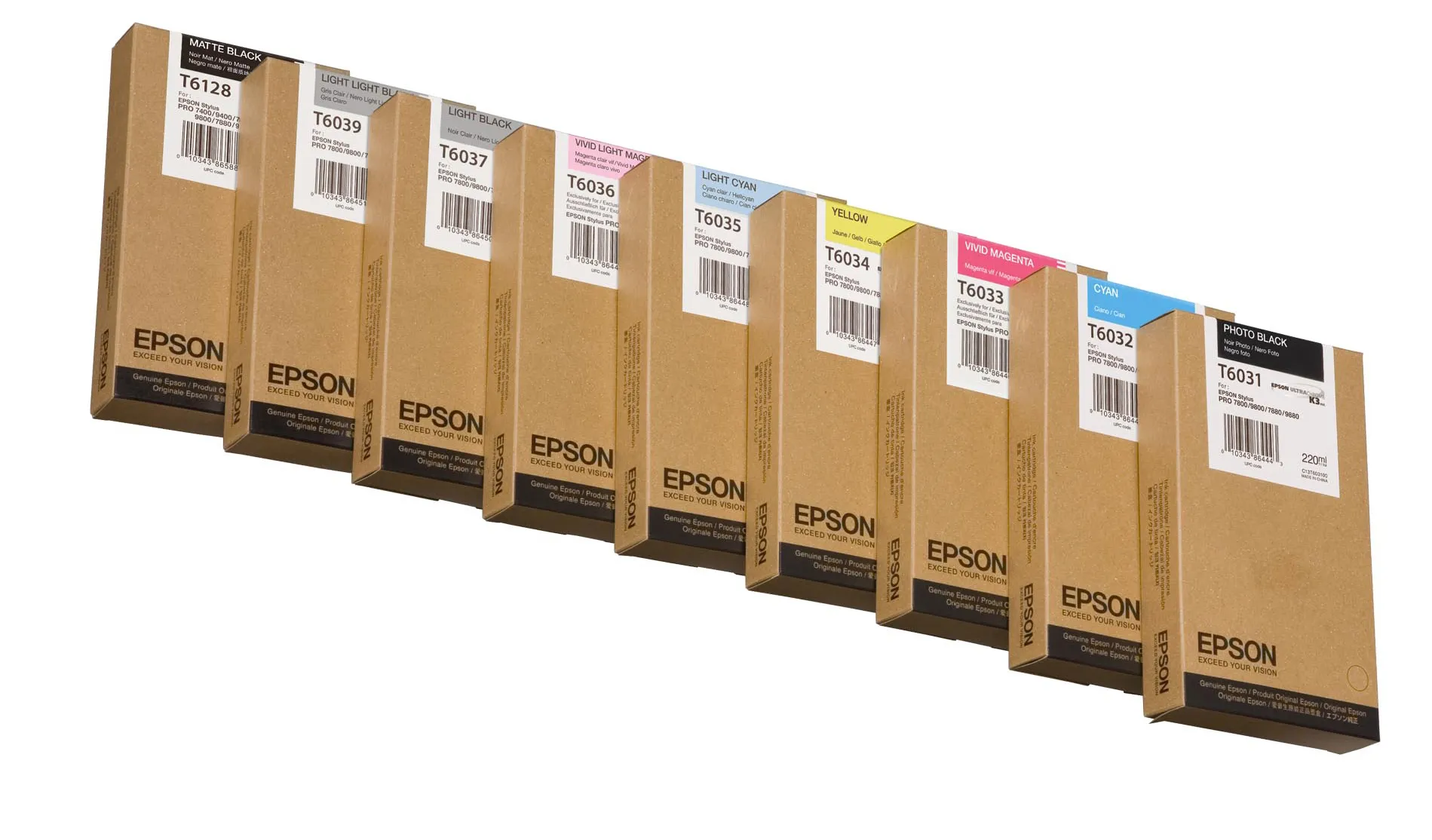 Epson C13T603400-mustekasetti, 220 ml, keltainen