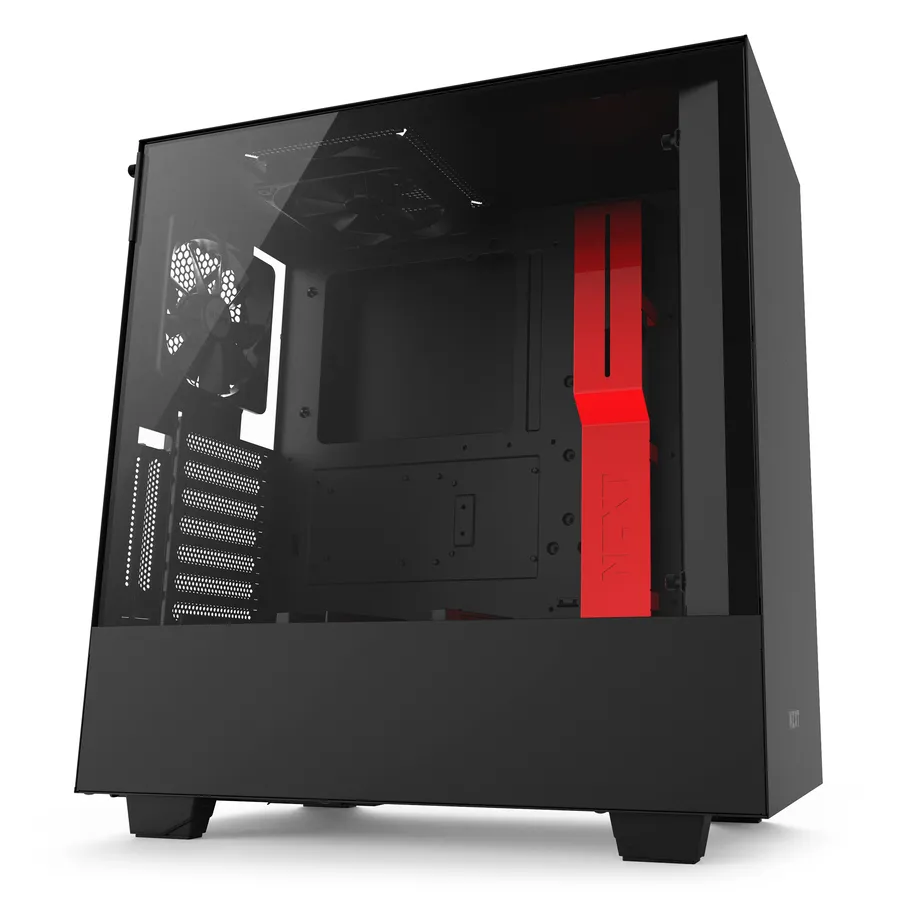 NZXT H500i - Matte Black/Red