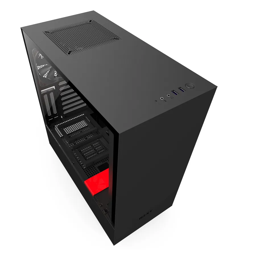 NZXT H500i - Matte Black/Red