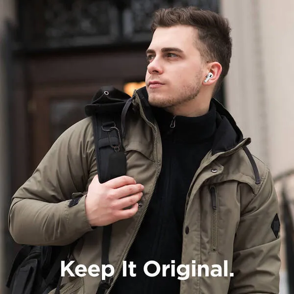 ELAGO Suojalaukku Airpod Pro Karabiinilukko Musta