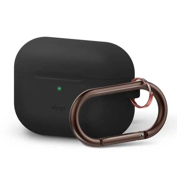 ELAGO Suojalaukku Airpod Pro Karabiinilukko Musta