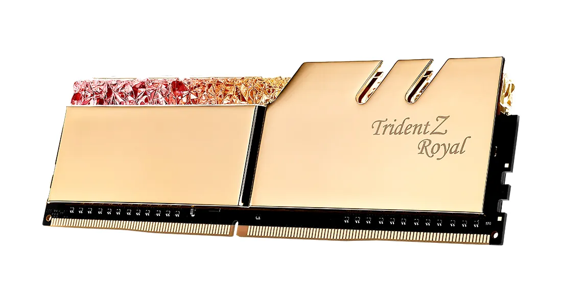 G.Skill Trident Z Royal 128 Gt (8 x 16 Gt) DDR4 3200 MHz, CL16 -muisti, Kulta