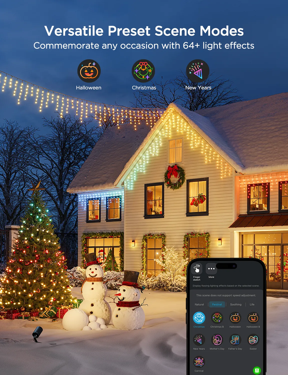 Govee Icicle Ligths - led strip for outdoors, 10 meters