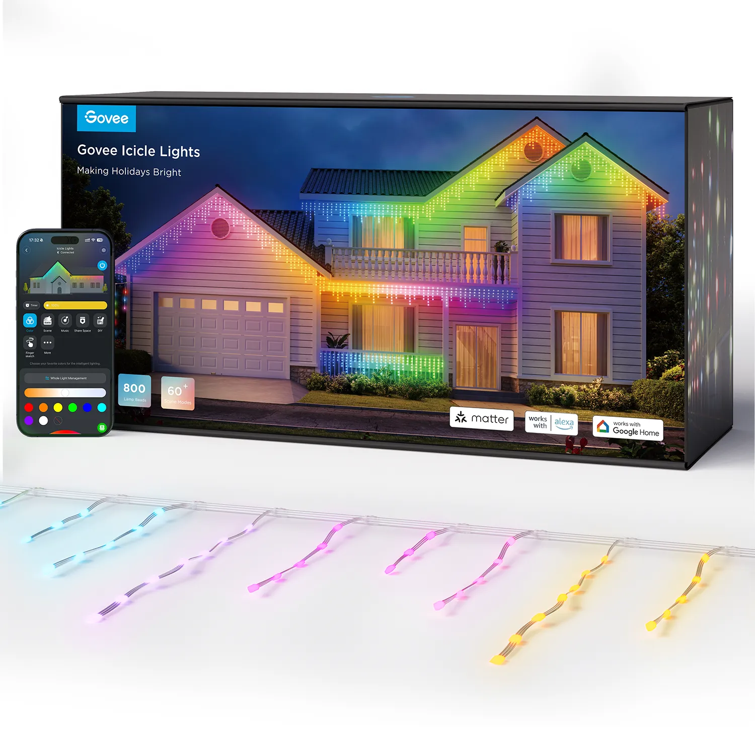 Govee Icicle Ligths - led strip for outdoors, 10 meters