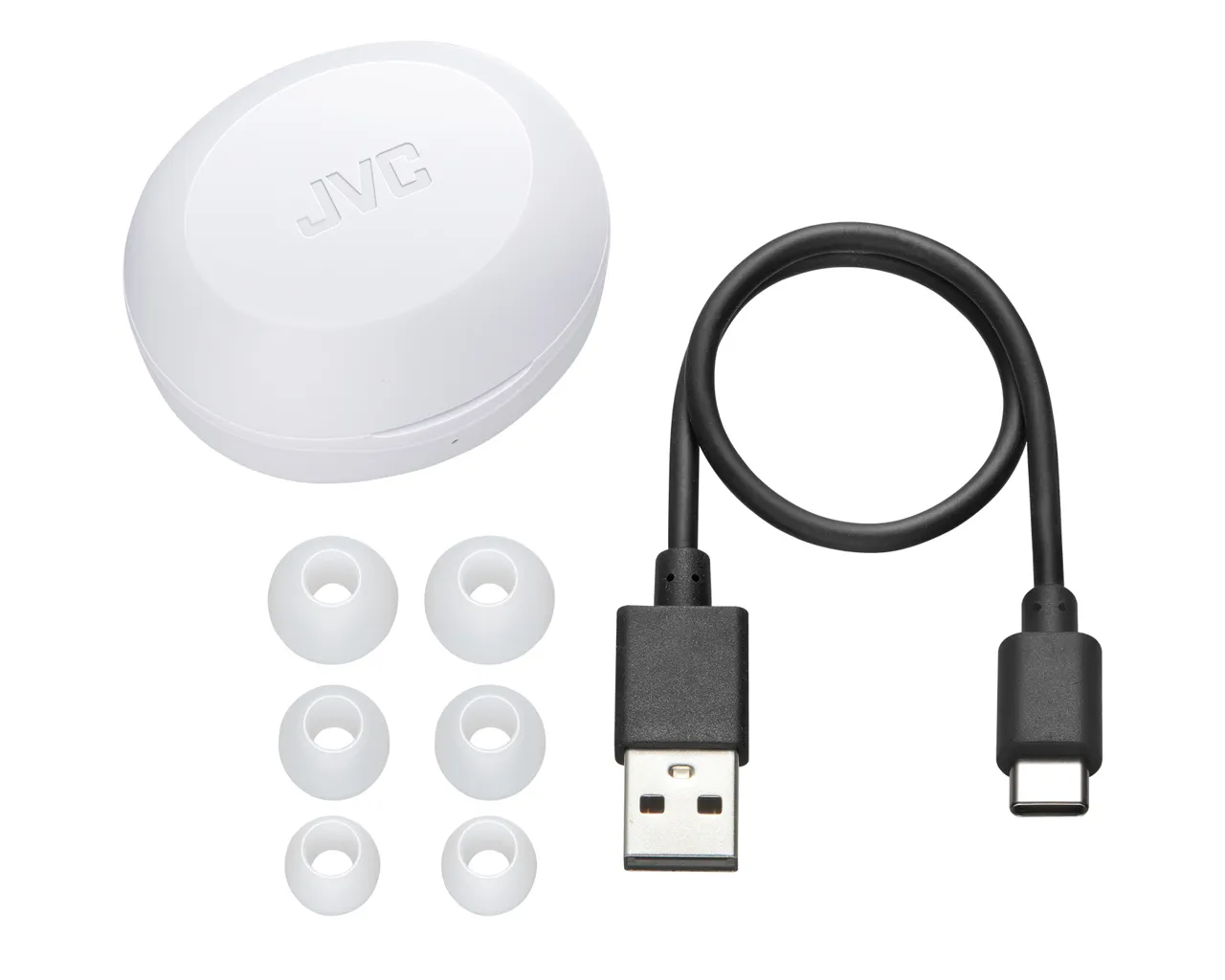 JVC Gumy Mini HA-A5 True Wireless - wireless earbuds, white