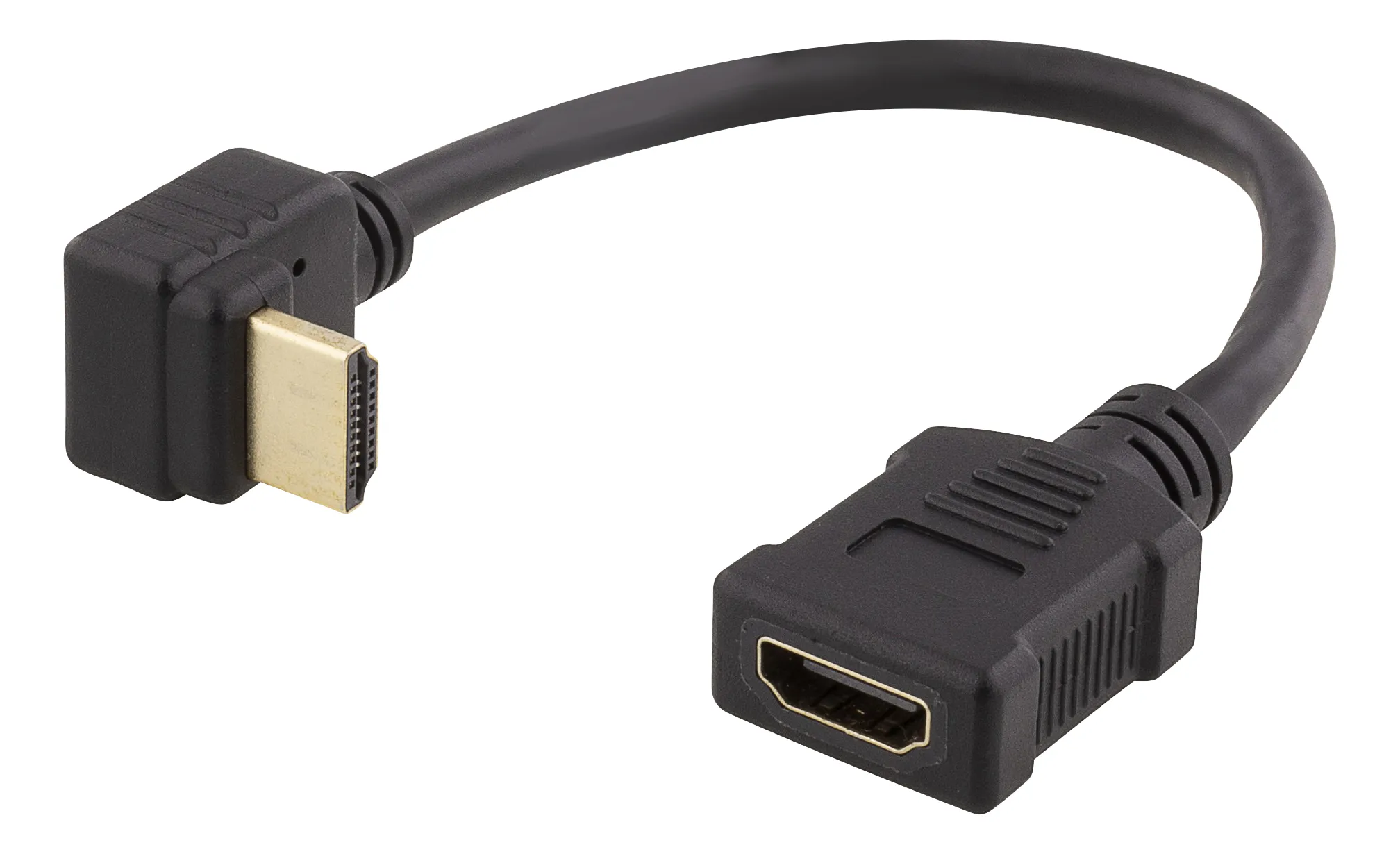 Deltaco  HDMI – HDMI 1.4 -kaapeli, 0,2 m, Musta