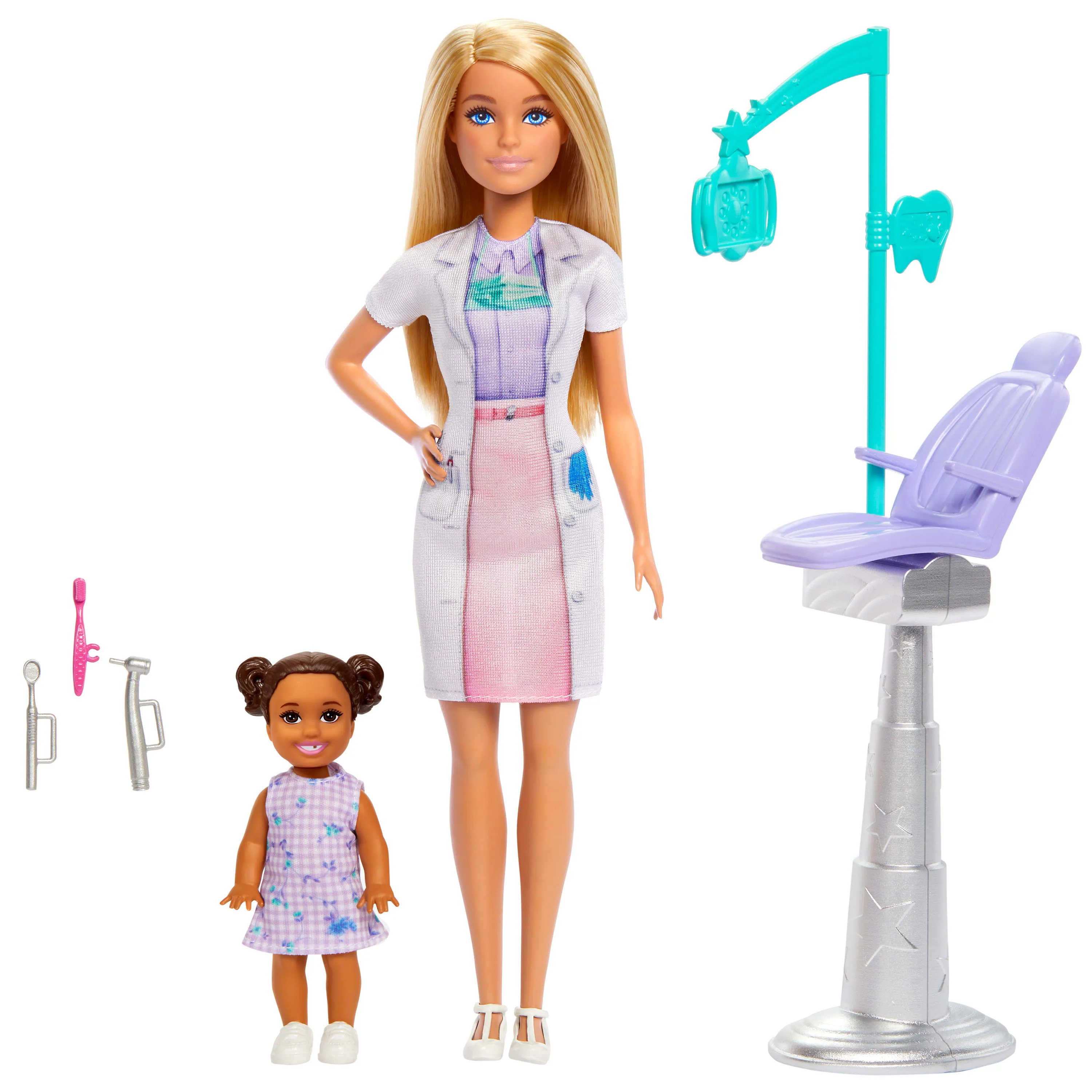 Mattel Barbie Deluxe Careers Dentist Playset, Doll