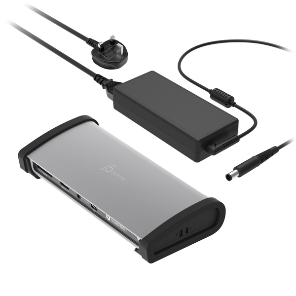 J5 Create 8K THUNDERBOLT 4 DOCKING - STATION - UK BLACK/SPACE GREY