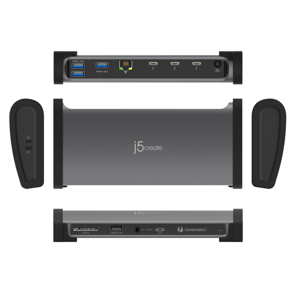 J5 Create 8K THUNDERBOLT 4 DOCKING - STATION - UK BLACK/SPACE GREY