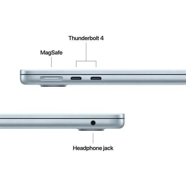 Apple MacBook Air 13" M5 (10/10) 16 Gt, 1 Tt, taivaansininen, MDHJ4