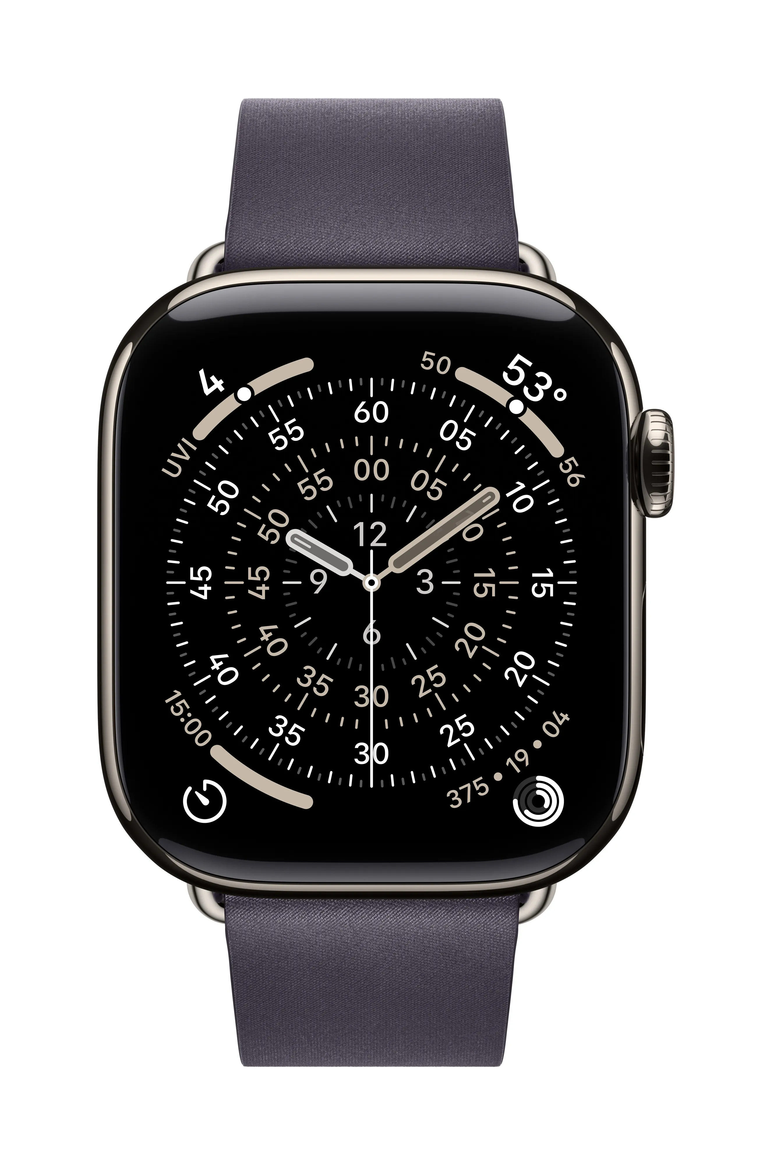 Apple Watch 42 mm modernt sp&auml;nne, midnight purple, Small