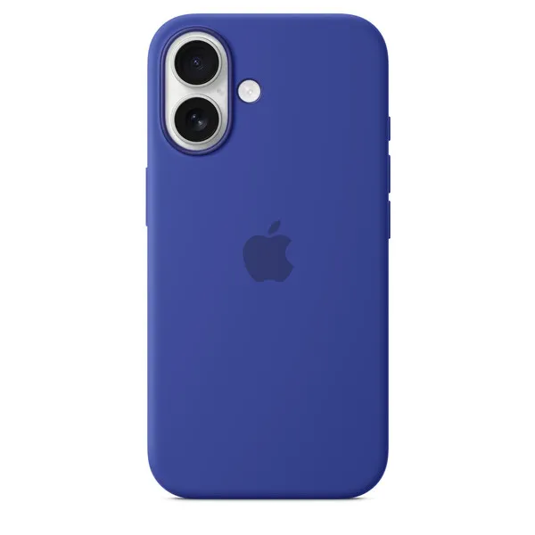 Apple iPhone 16, MagSafe -silikonikuori, Ultra&shy;mariini