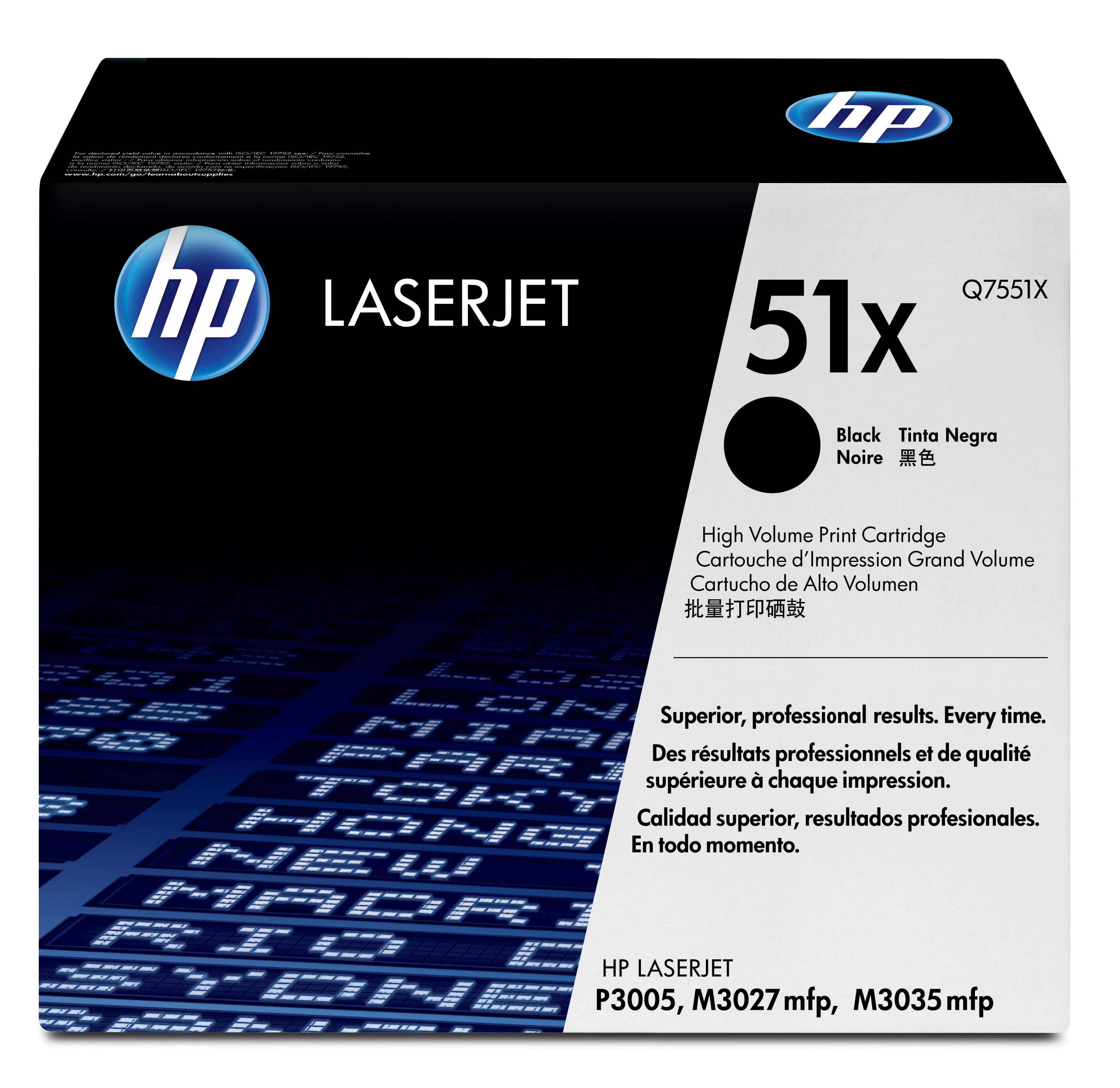 HP 51X Toner cartridge, Black