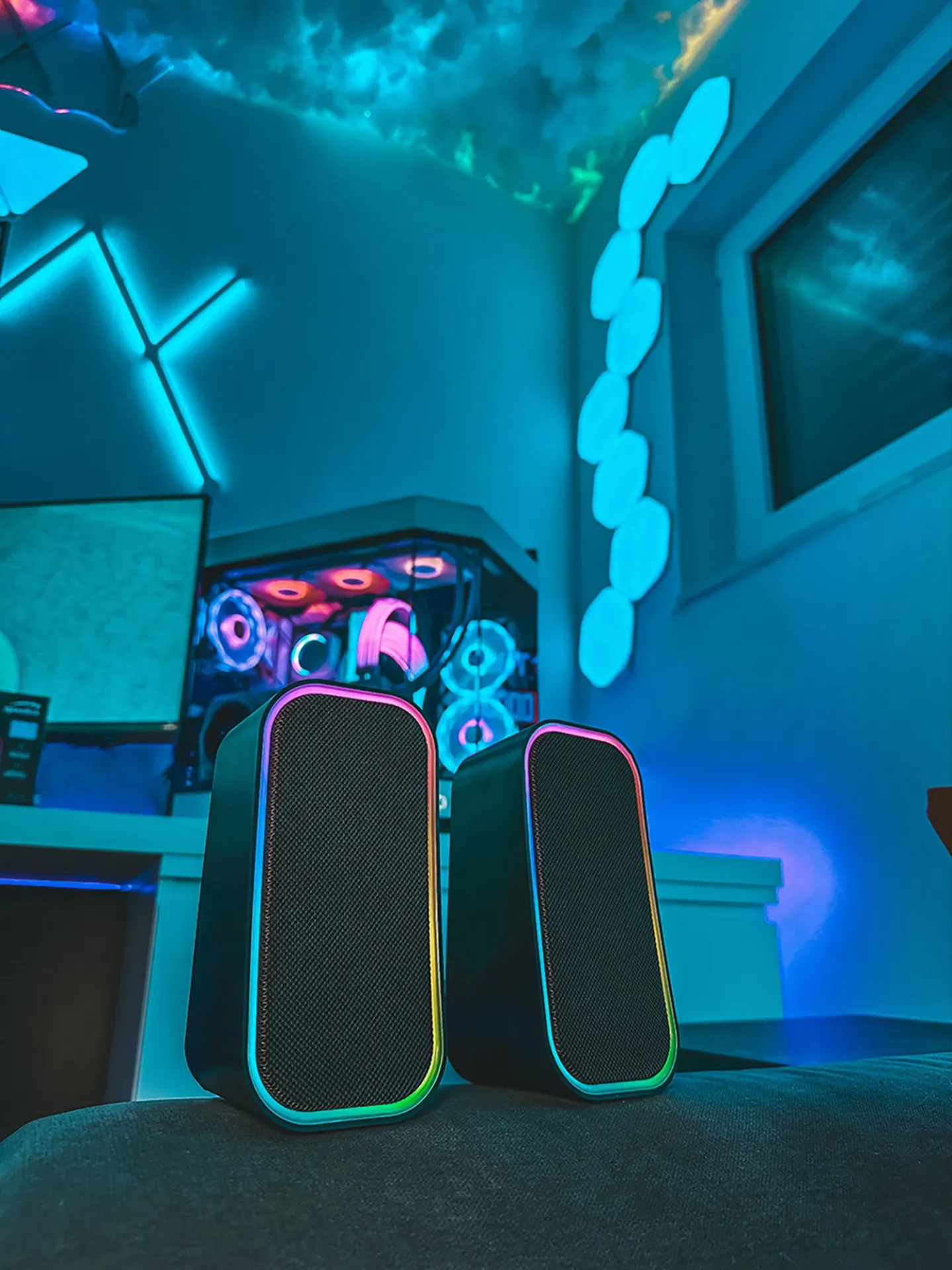 SpeedLink TOKEN RGB Gaming Stereo Speaker, black