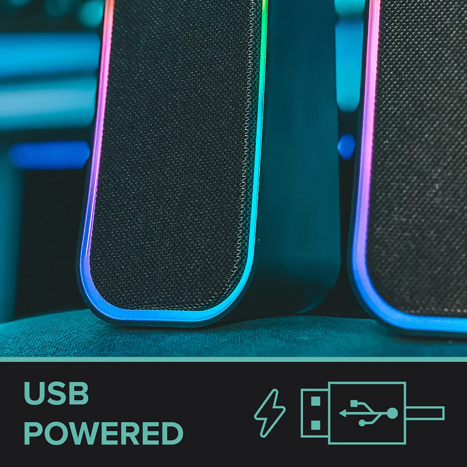 SpeedLink TOKEN RGB Gaming Stereo Speaker, black