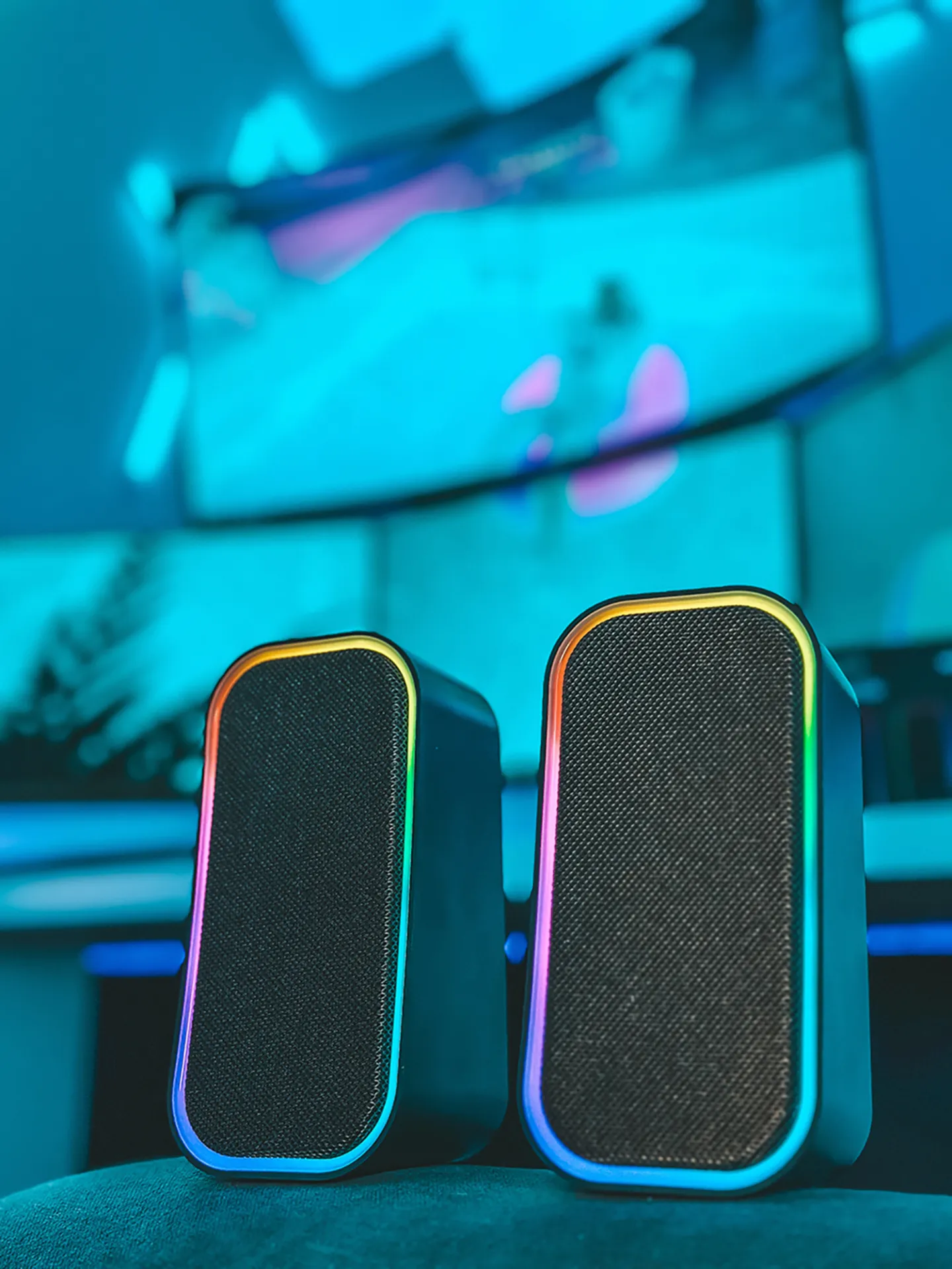 SpeedLink TOKEN RGB Gaming Stereo Speaker, black